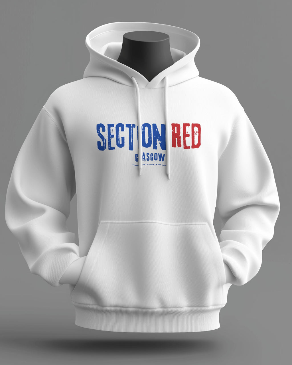 SECTION RED Midweight Hoodie | Rangers Hooligan Firm | In The Blood