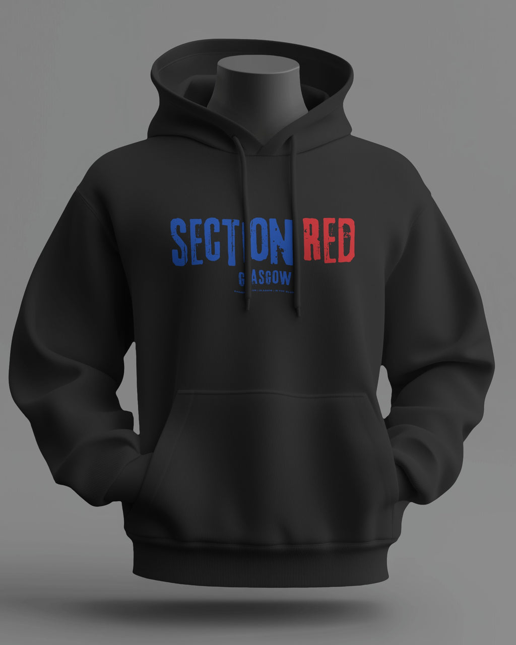 SECTION RED Midweight Hoodie | Rangers Hooligan Firm | In The Blood