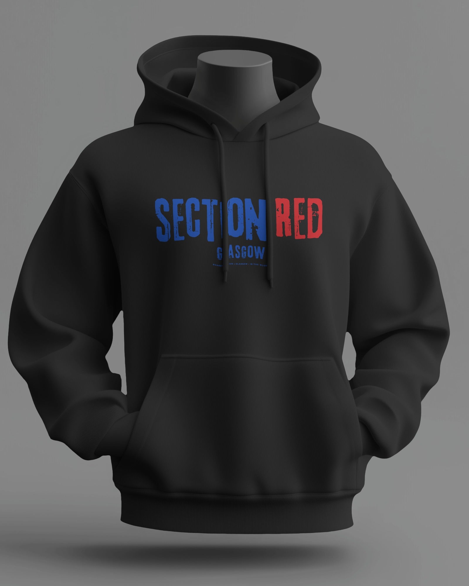 SECTION RED Midweight Hoodie | Rangers Hooligan Firm | In The Blood