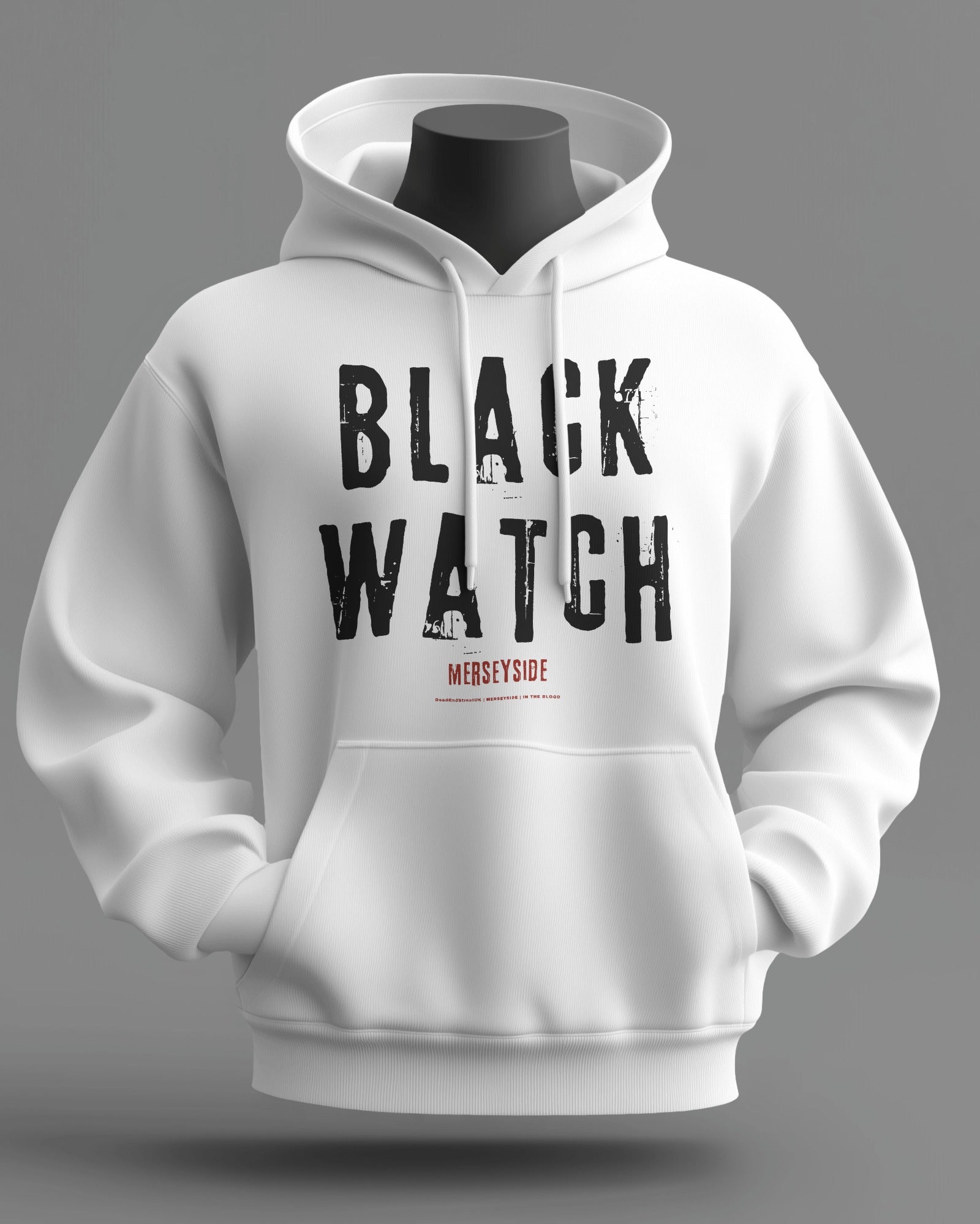 BLACK WATCH Midweight Hoodie | Merseyside | In The Blood
