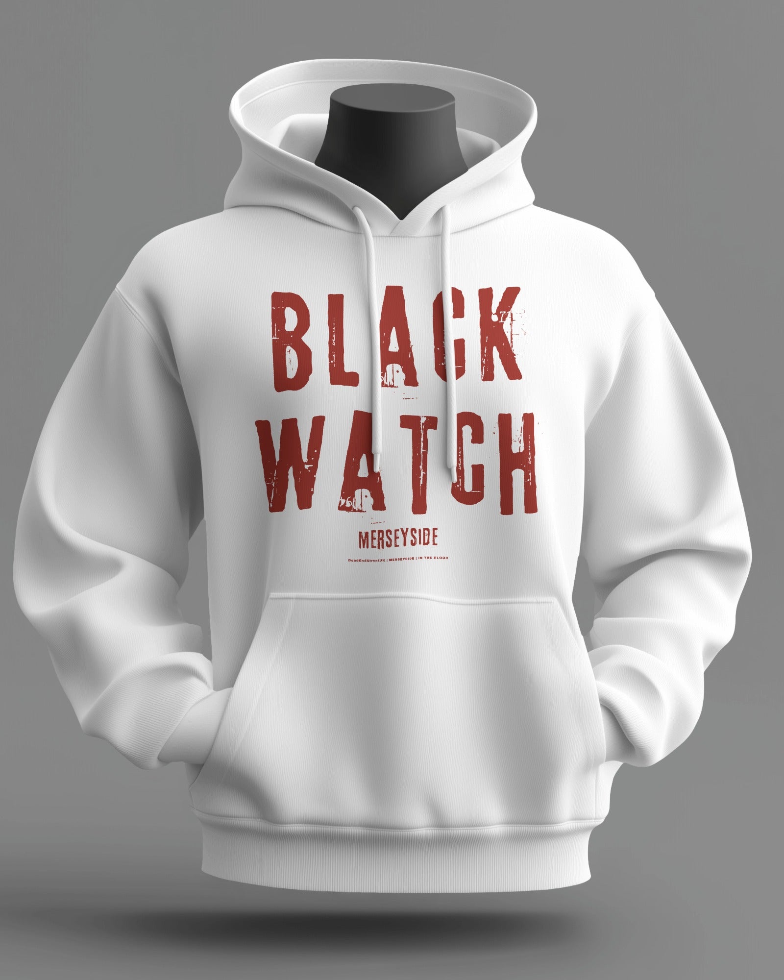BLACK WATCH Midweight Hoodie | Merseyside | In The Blood