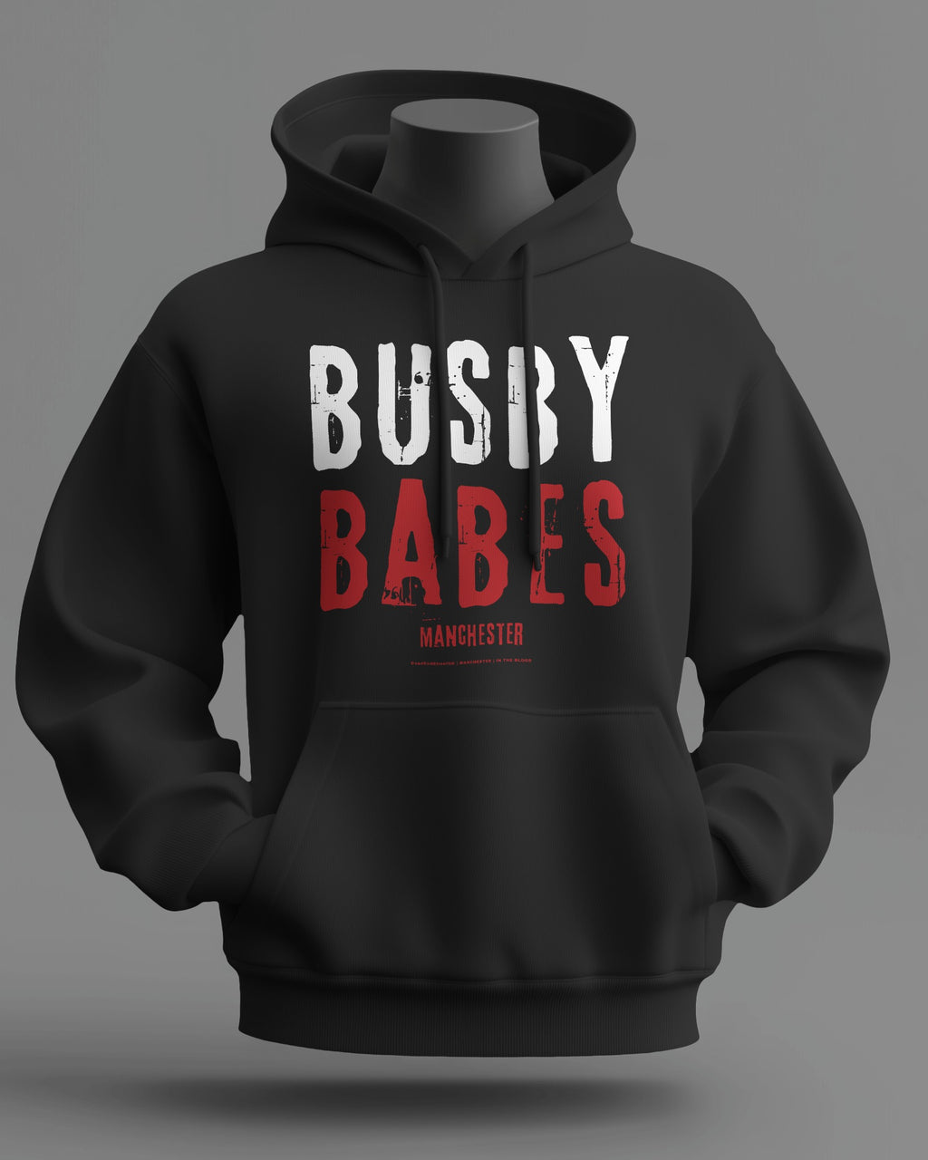 BUSBY B Midweight Hoodie | Manchester | In The Blood