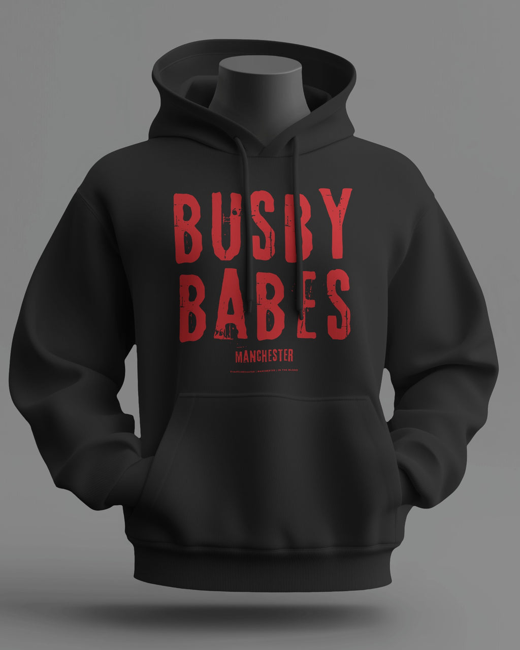 BUSBY B Midweight Hoodie | Manchester | In The Blood