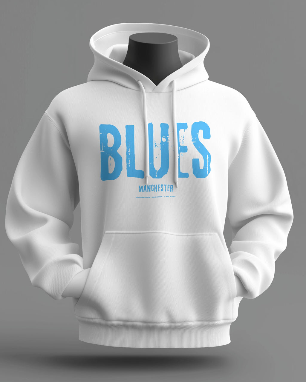 BLUES Midweight Hoodie | Manchester  | In The Blood