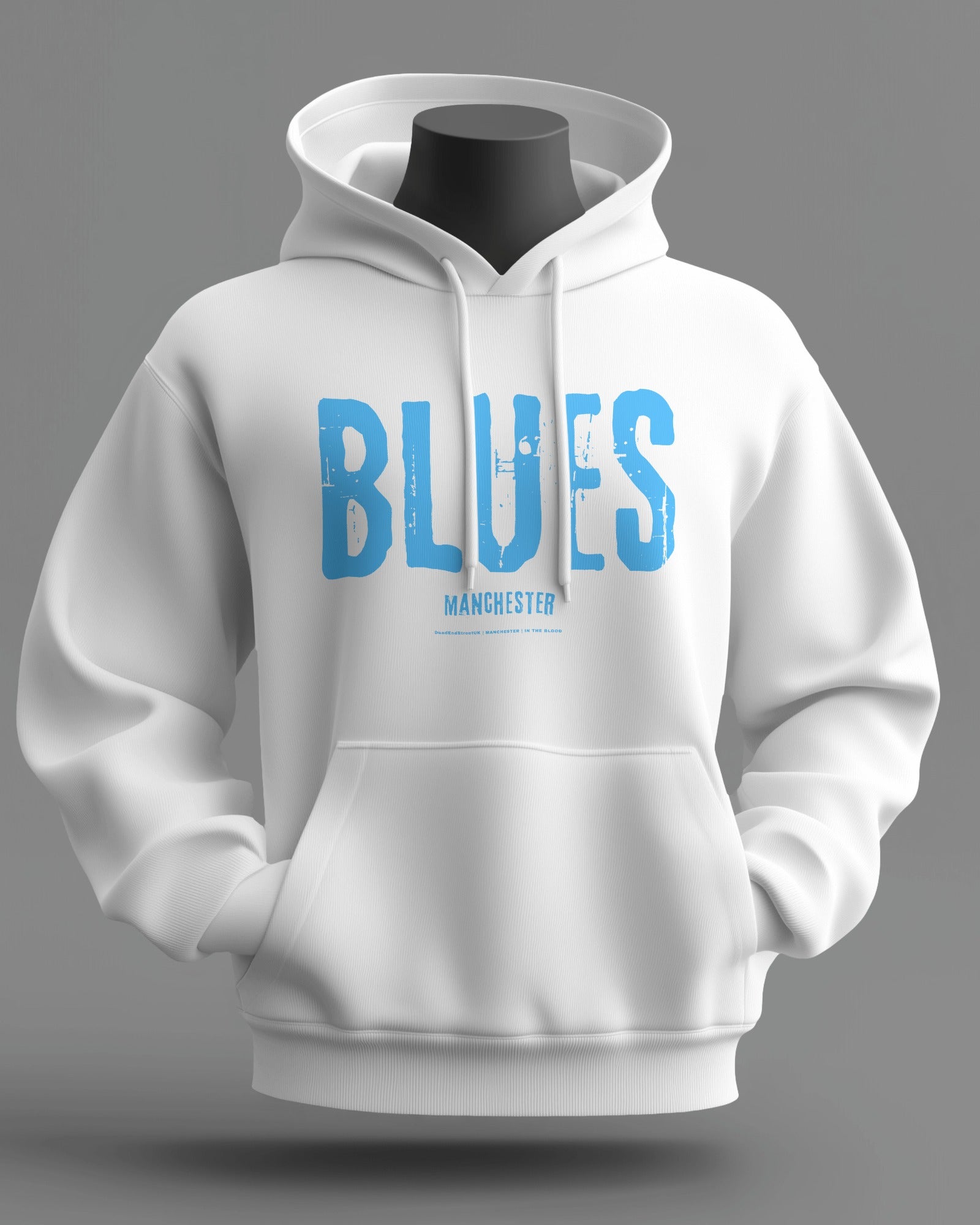 BLUES Midweight Hoodie | Manchester  | In The Blood