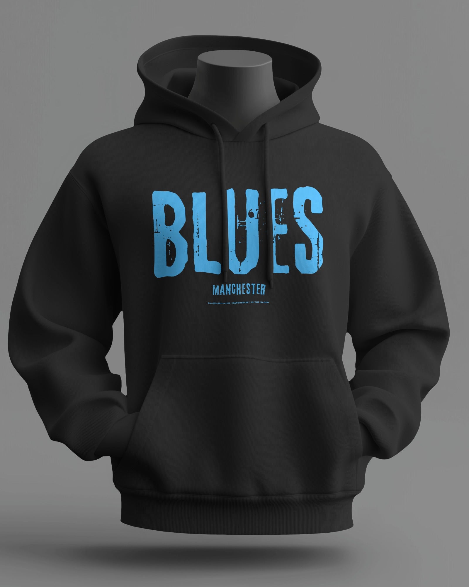 BLUES Midweight Hoodie | Manchester  | In The Blood
