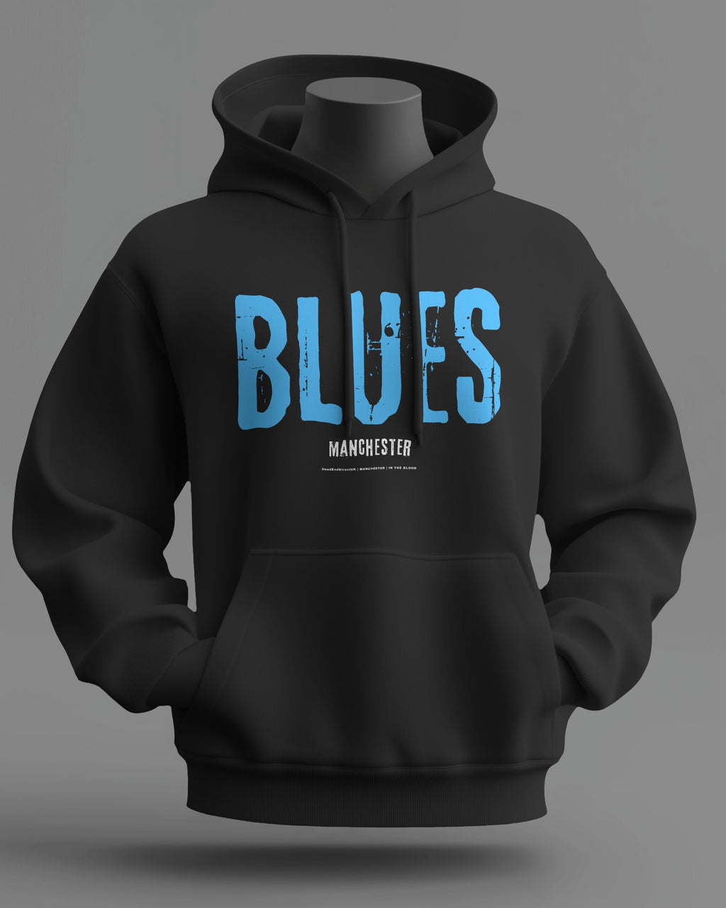 BLUES Midweight Hoodie | Manchester  | In The Blood