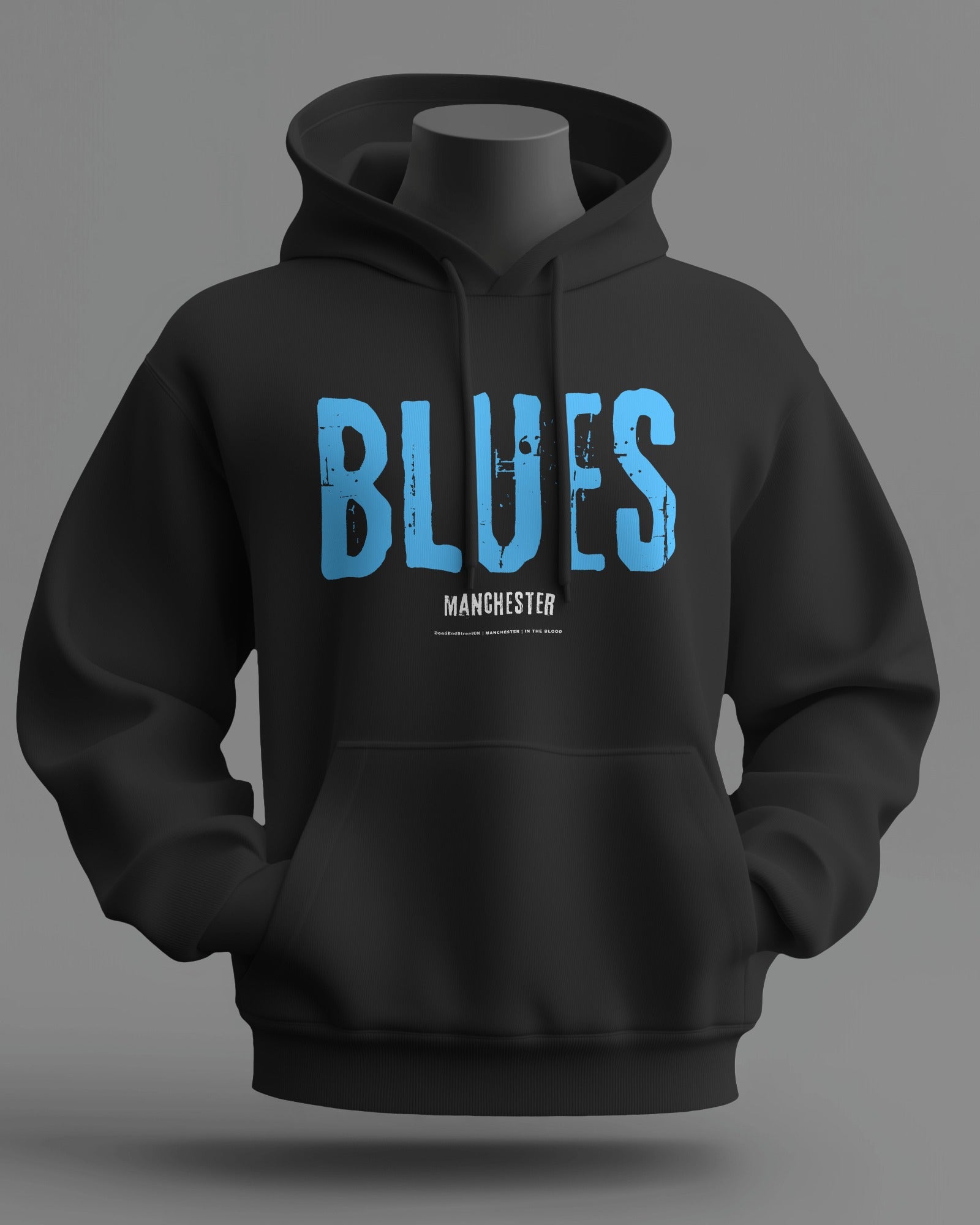 BLUES Midweight Hoodie | Manchester  | In The Blood