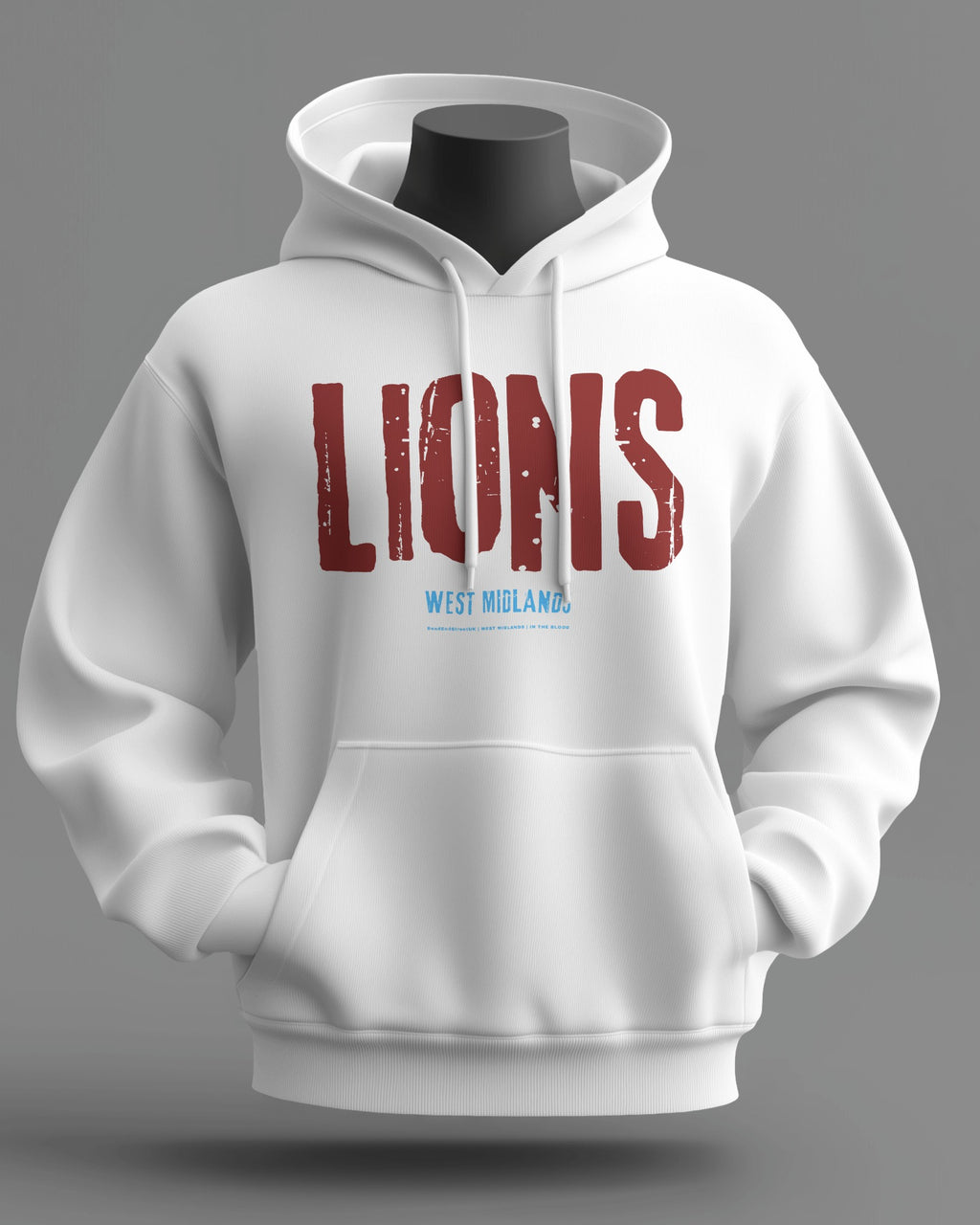 LIONS Midweight Hoodie | West Midlands | In The Blood