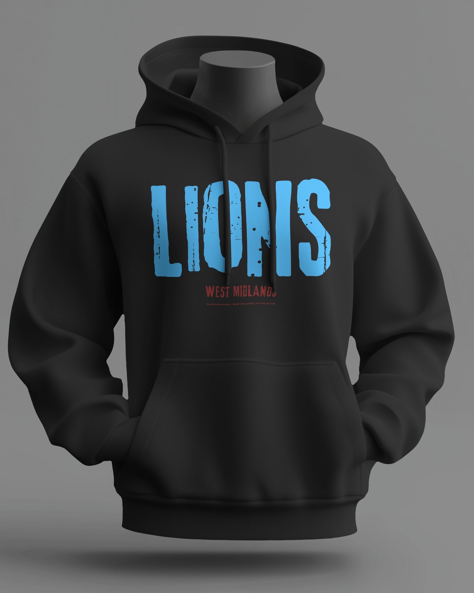 LIONS Midweight Hoodie | West Midlands | In The Blood
