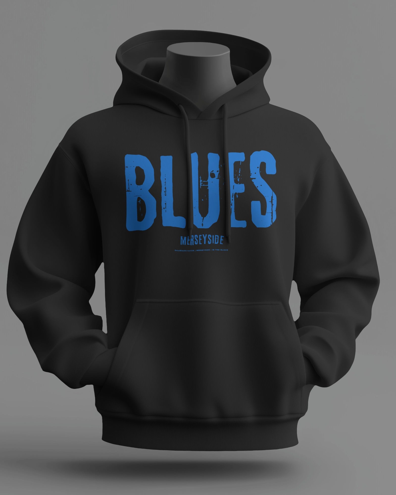 BLUES Midweight Hoodie | Merseyside | In The Blood