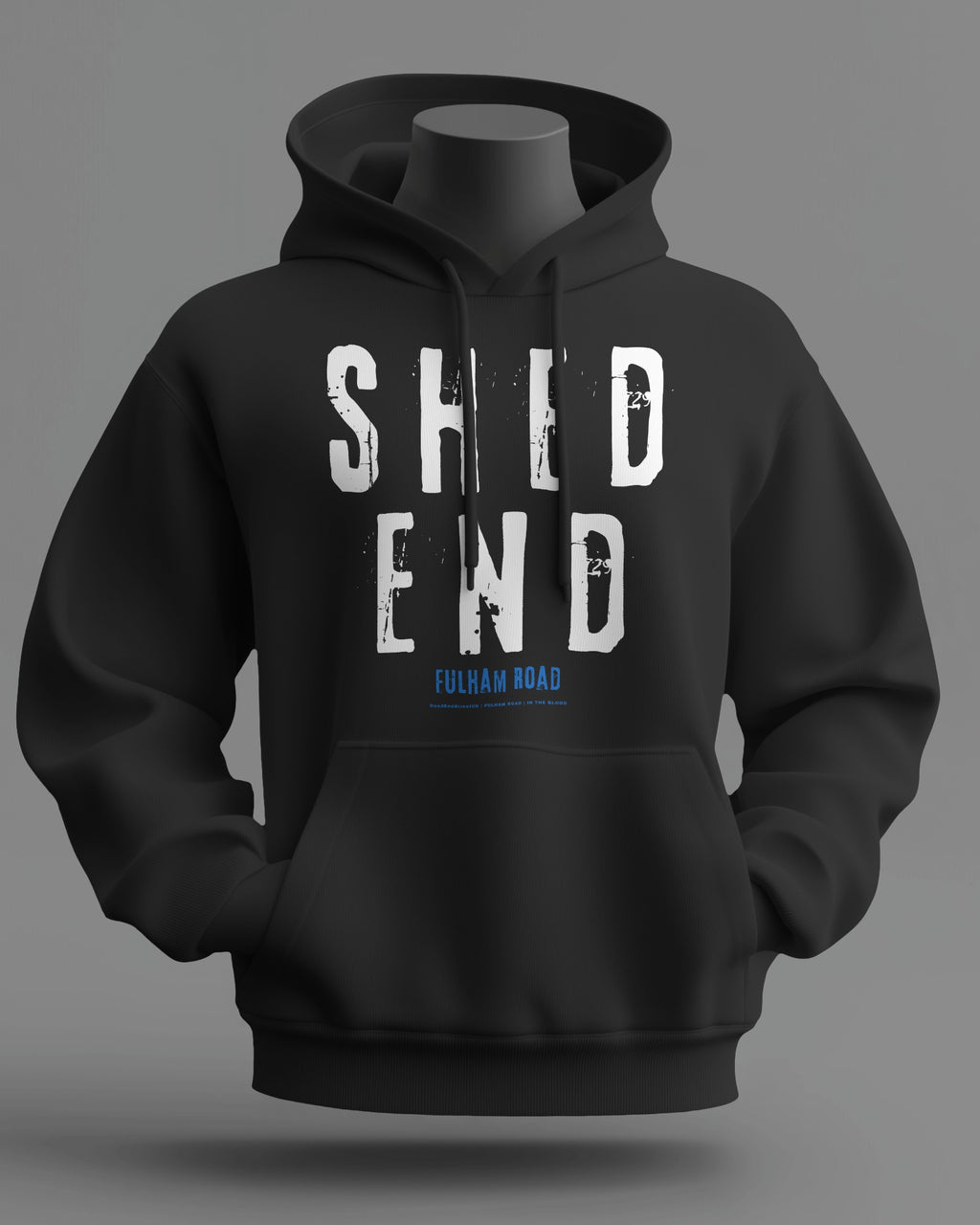 SHED END Midweight Hoodie | Fulham Road | In The Blood