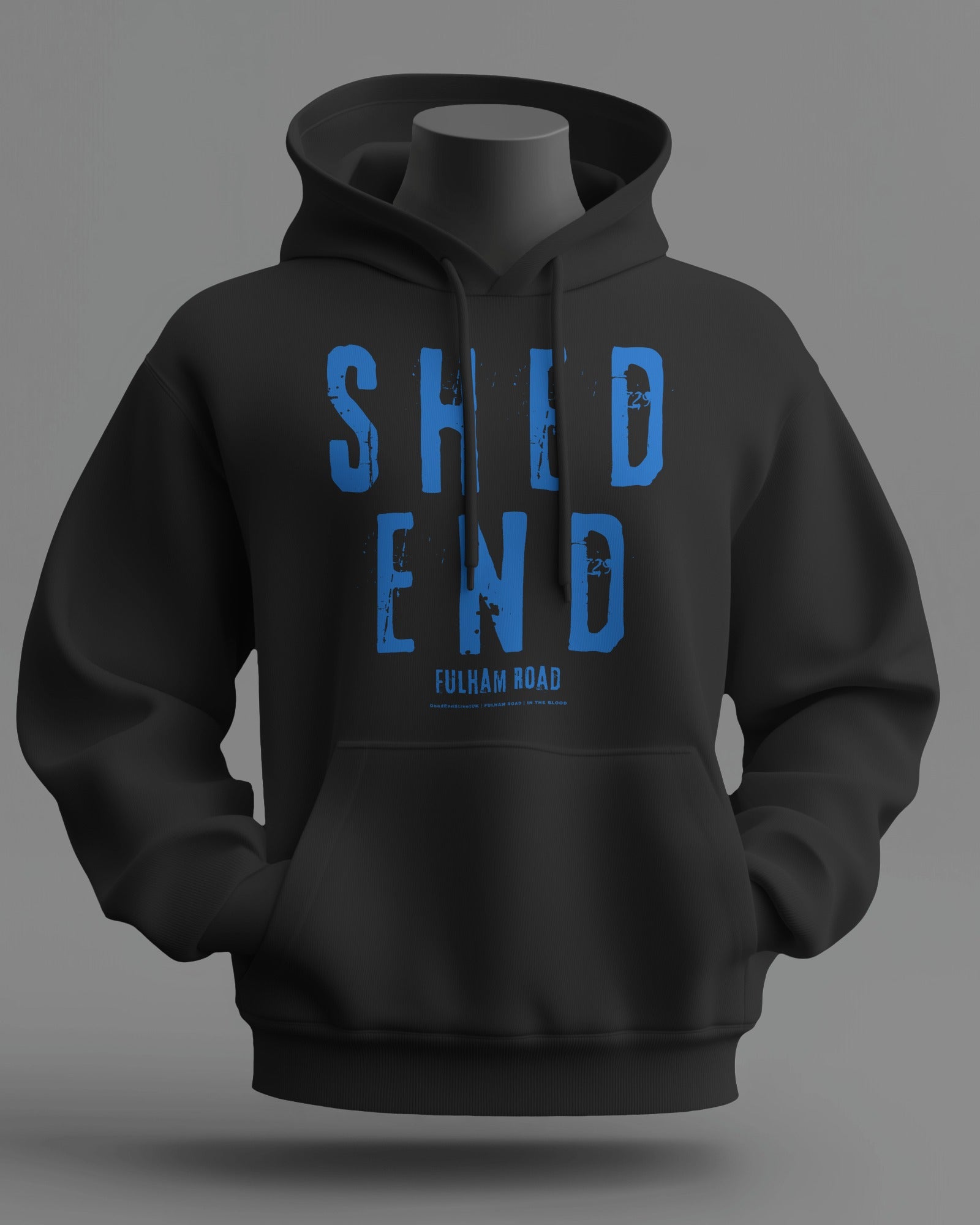 SHED END Midweight Hoodie | Fulham Road | In The Blood