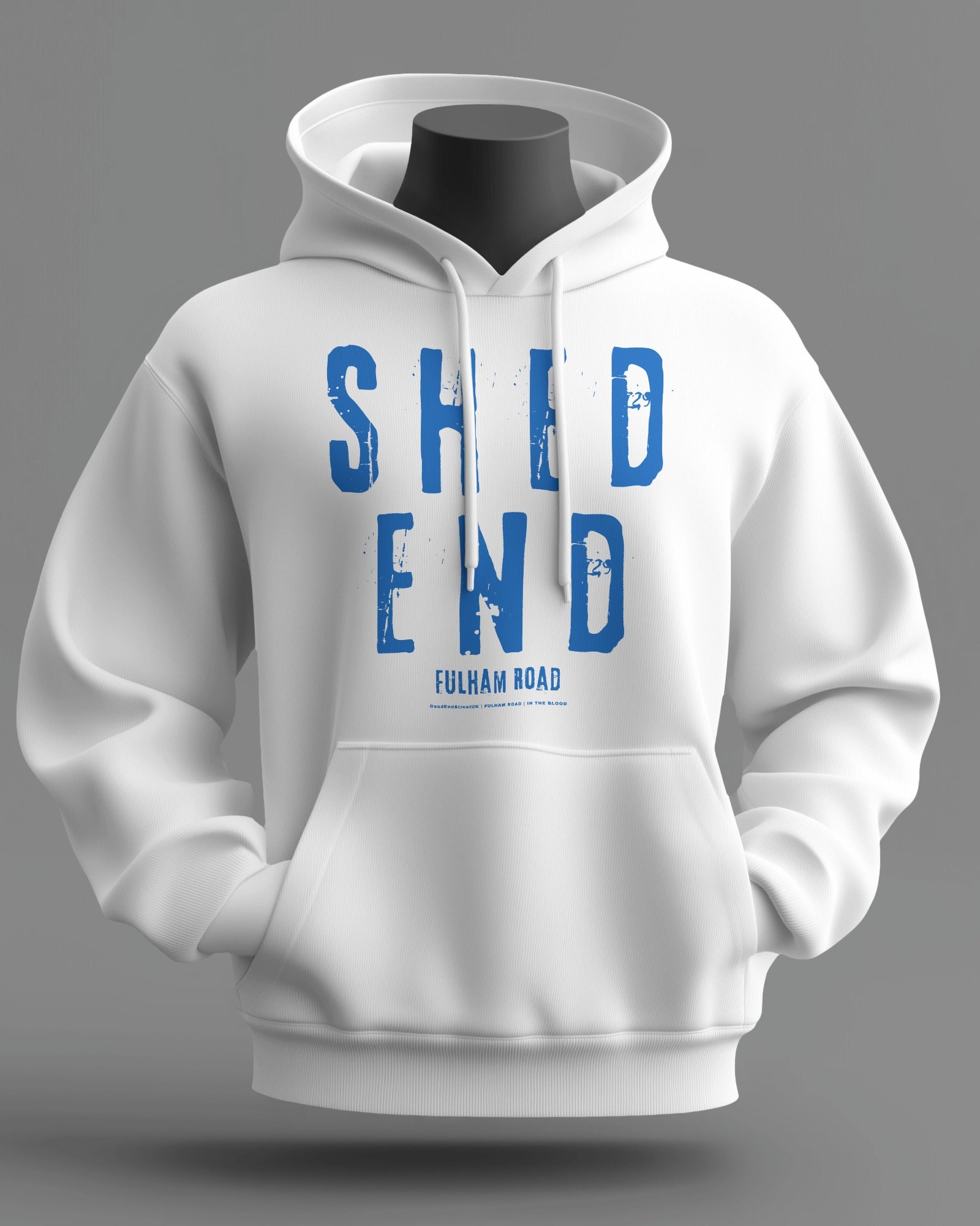 SHED END Midweight Hoodie | Fulham Road | In The Blood