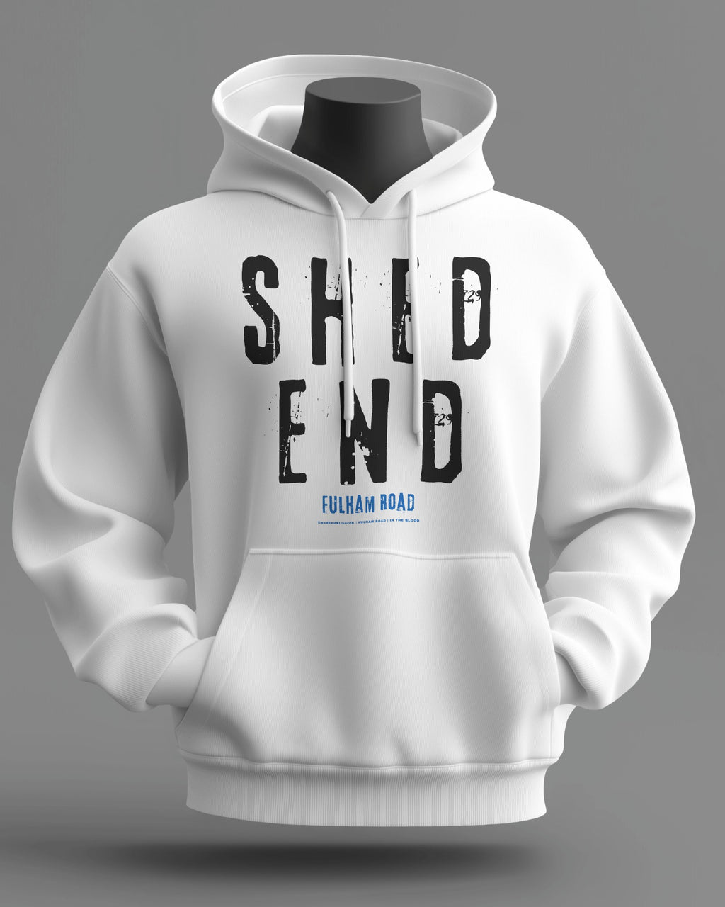 SHED END Midweight Hoodie | Fulham Road | In The Blood