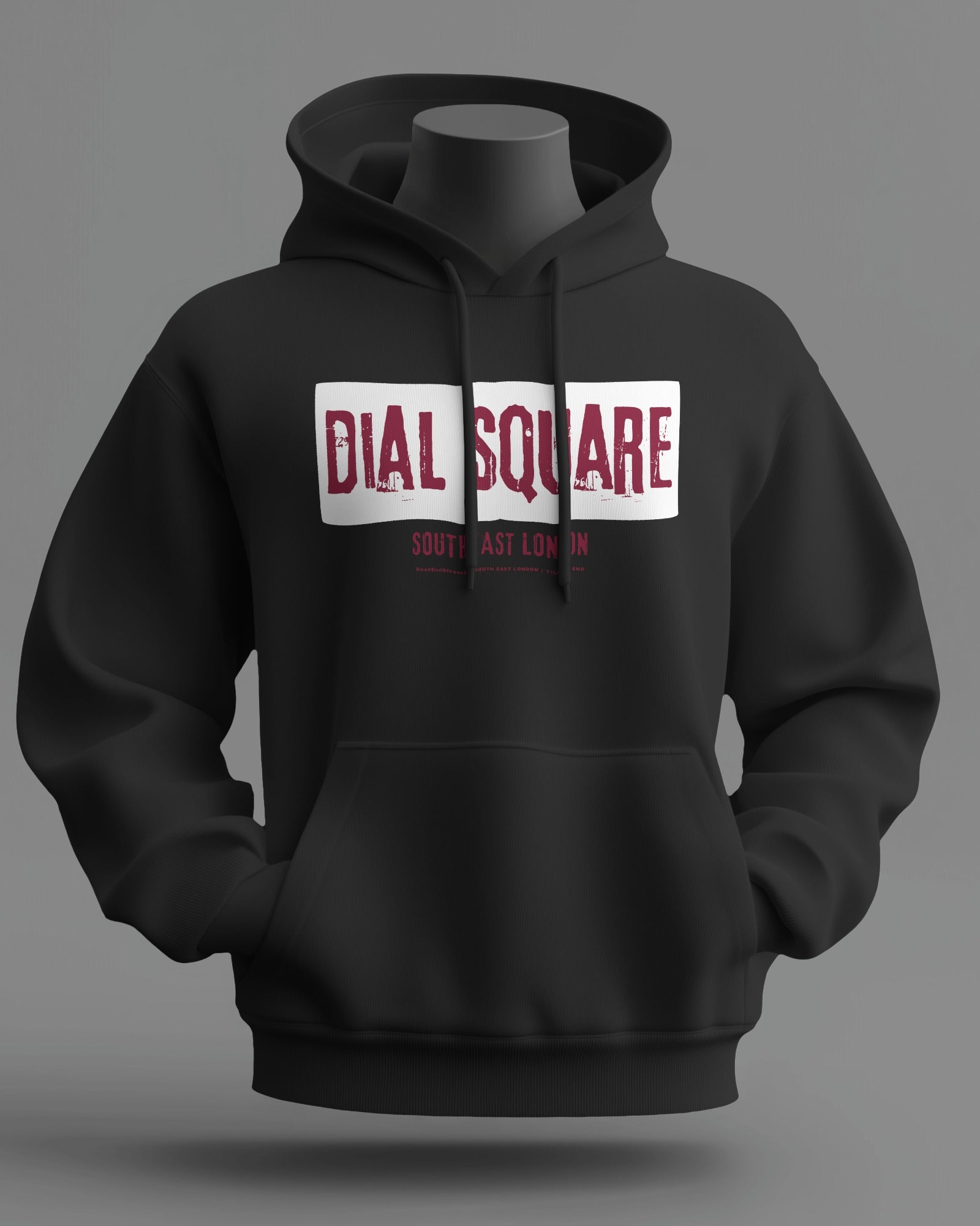 DIAL SQUARE Midweight Hoodie | South East London | Till the End
