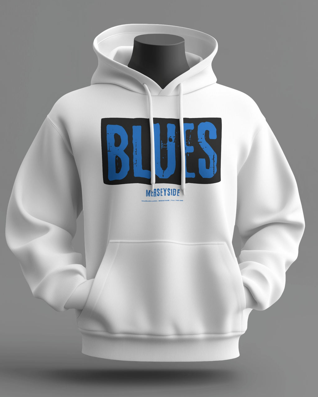 BLUES Midweight Hoodie | Merseyside | Till the End