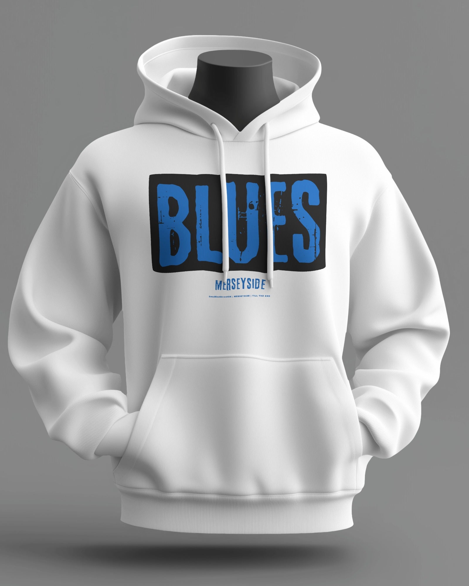 BLUES Midweight Hoodie | Merseyside | Till the End