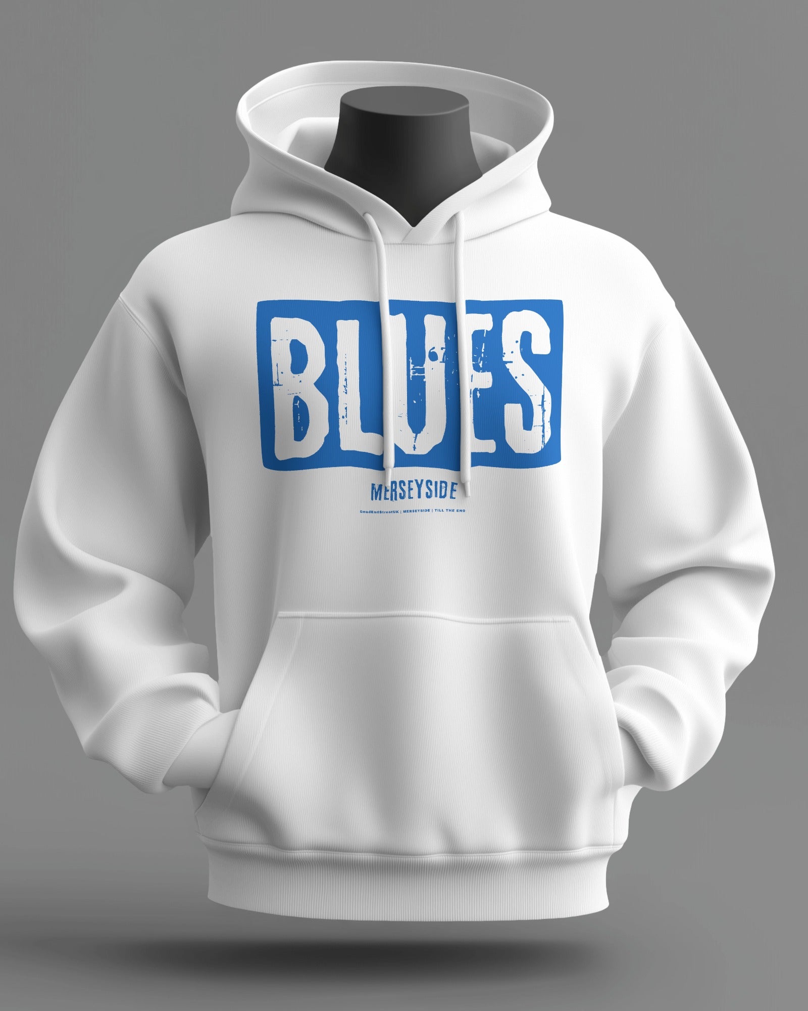BLUES Midweight Hoodie | Merseyside | Till the End