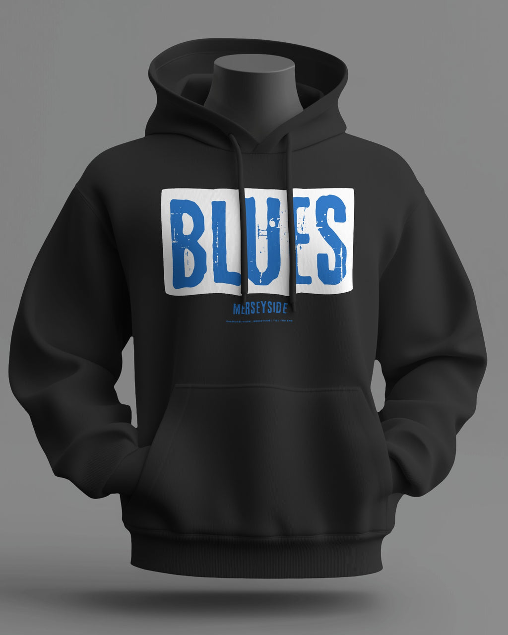 BLUES Midweight Hoodie | Merseyside | Till the End