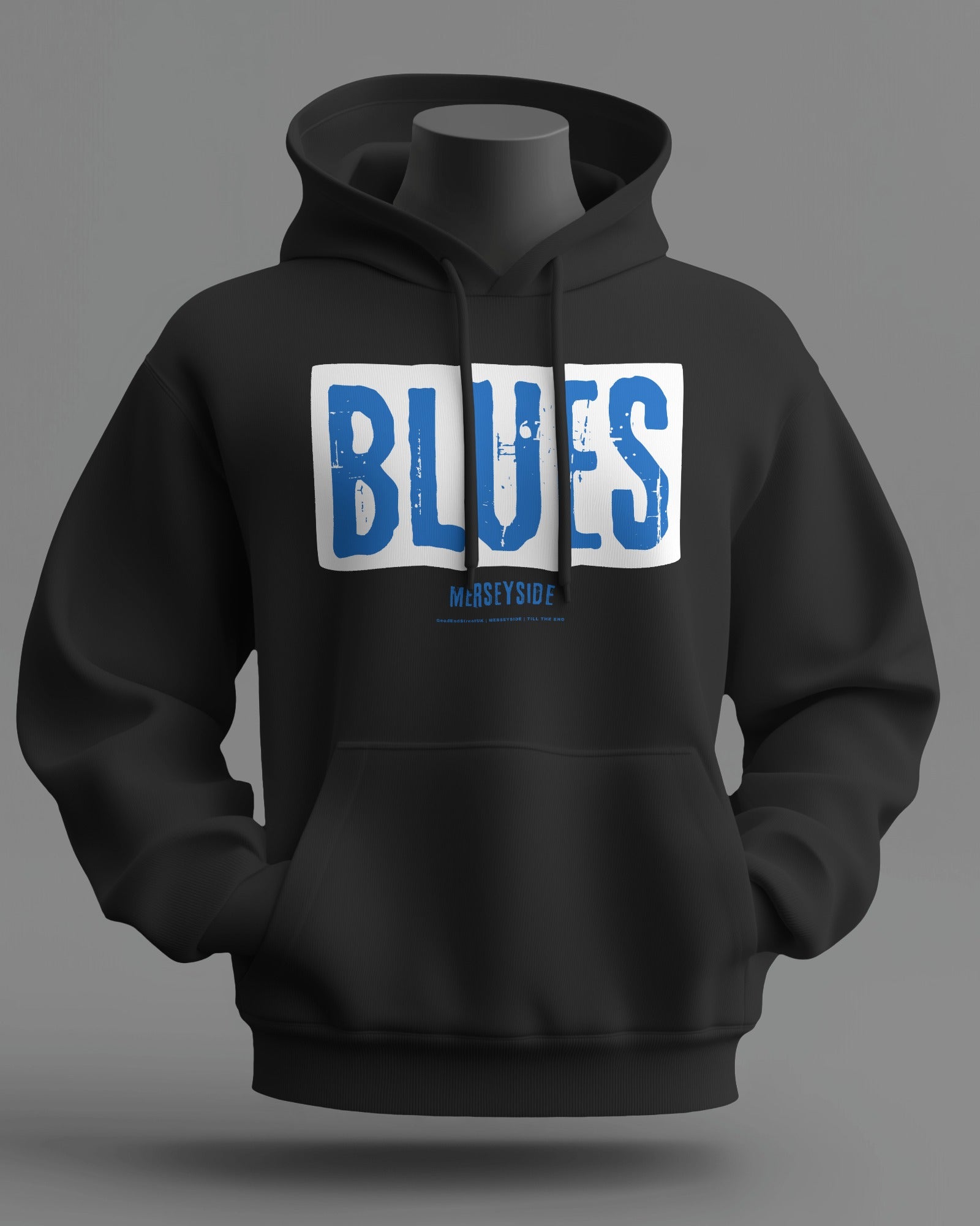 BLUES Midweight Hoodie | Merseyside | Till the End