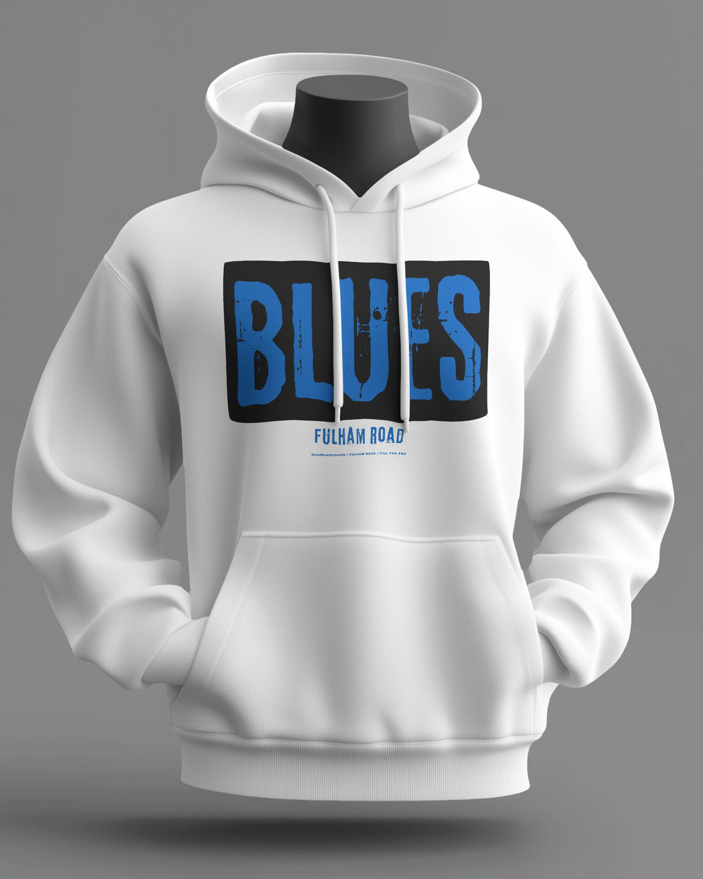 BLUES Midweight Hoodie | Fulham Road | Till the End