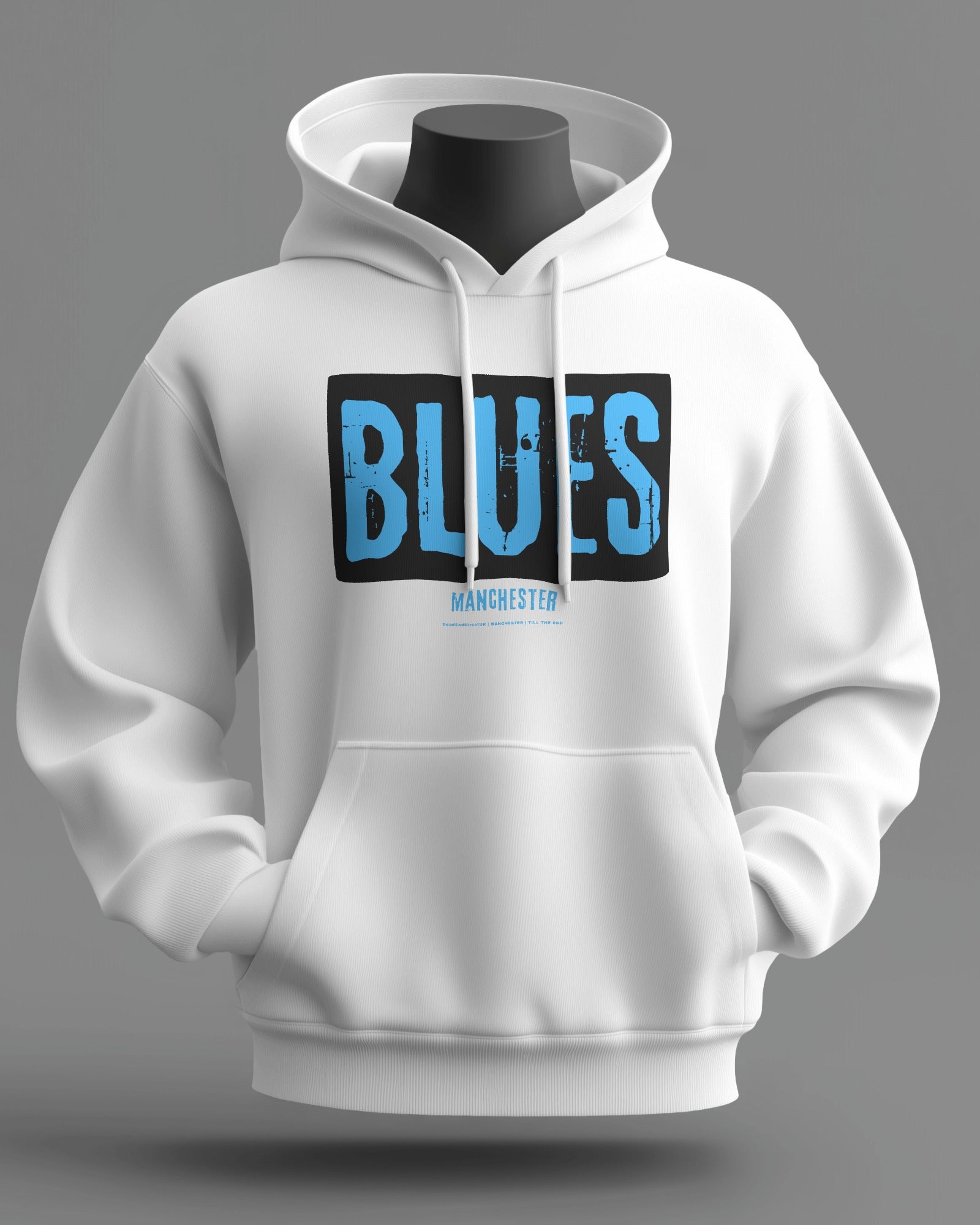 BLUES Midweight Hoodie | Manchester  | Till the End