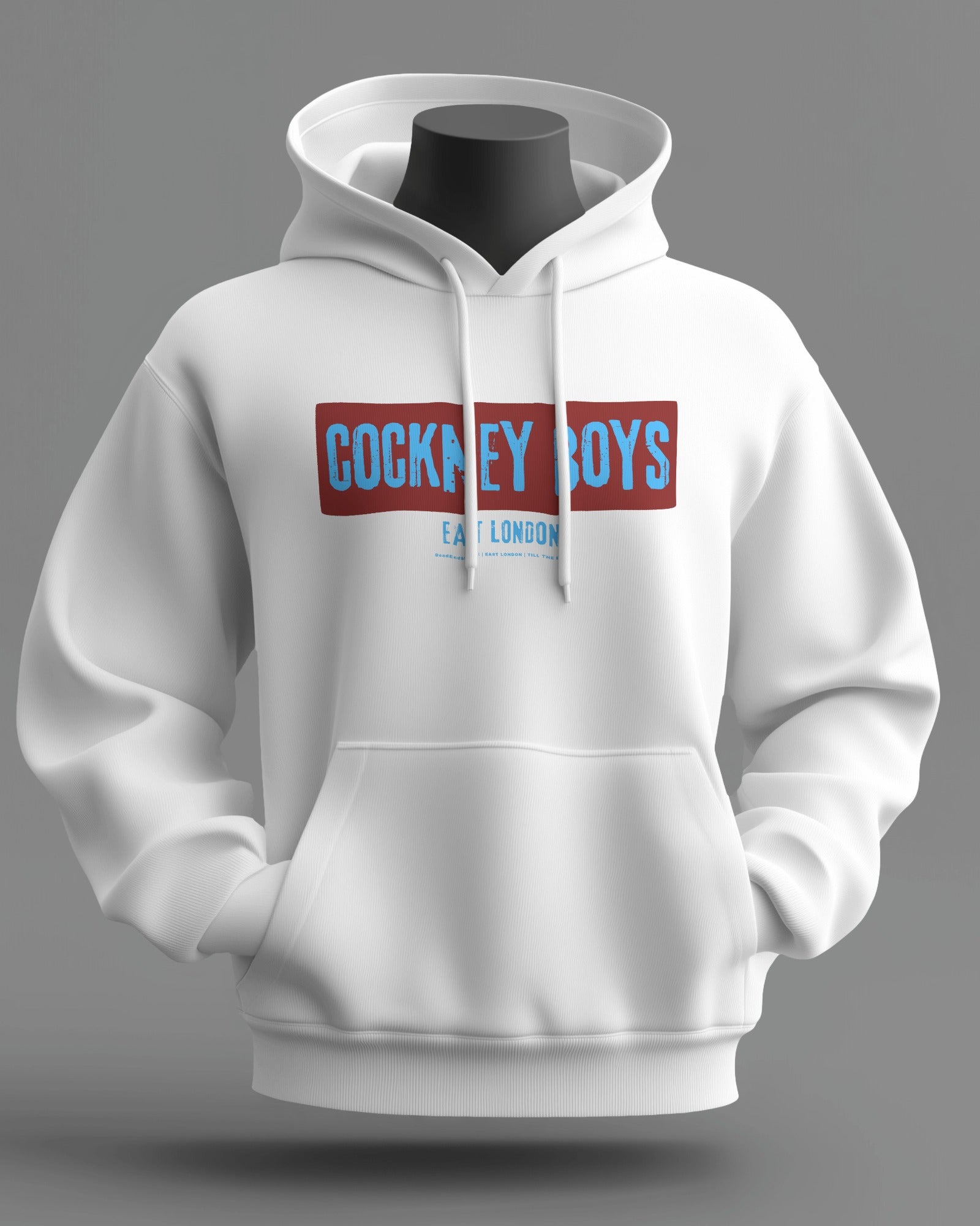 COCKNEY BOYS Midweight Hoodie | East London | Till the End