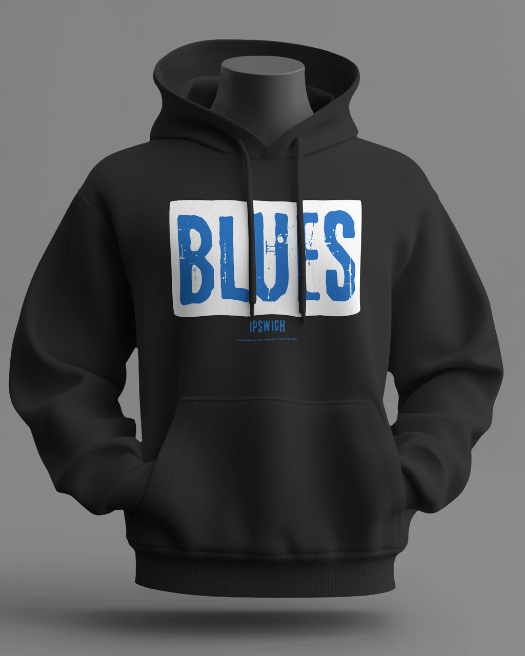 BLUES Midweight Hoodie | Ipswich | Till the End