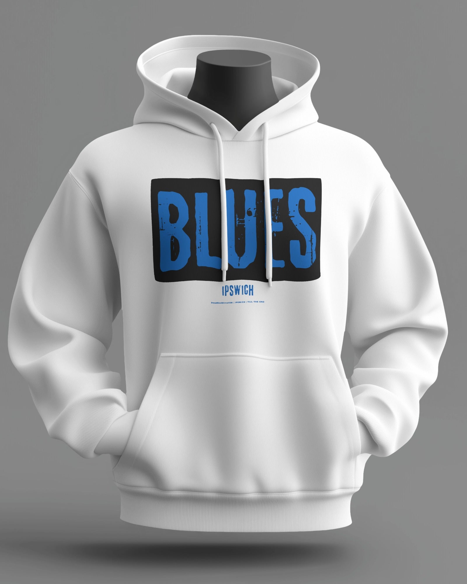 BLUES Midweight Hoodie | Ipswich | Till the End
