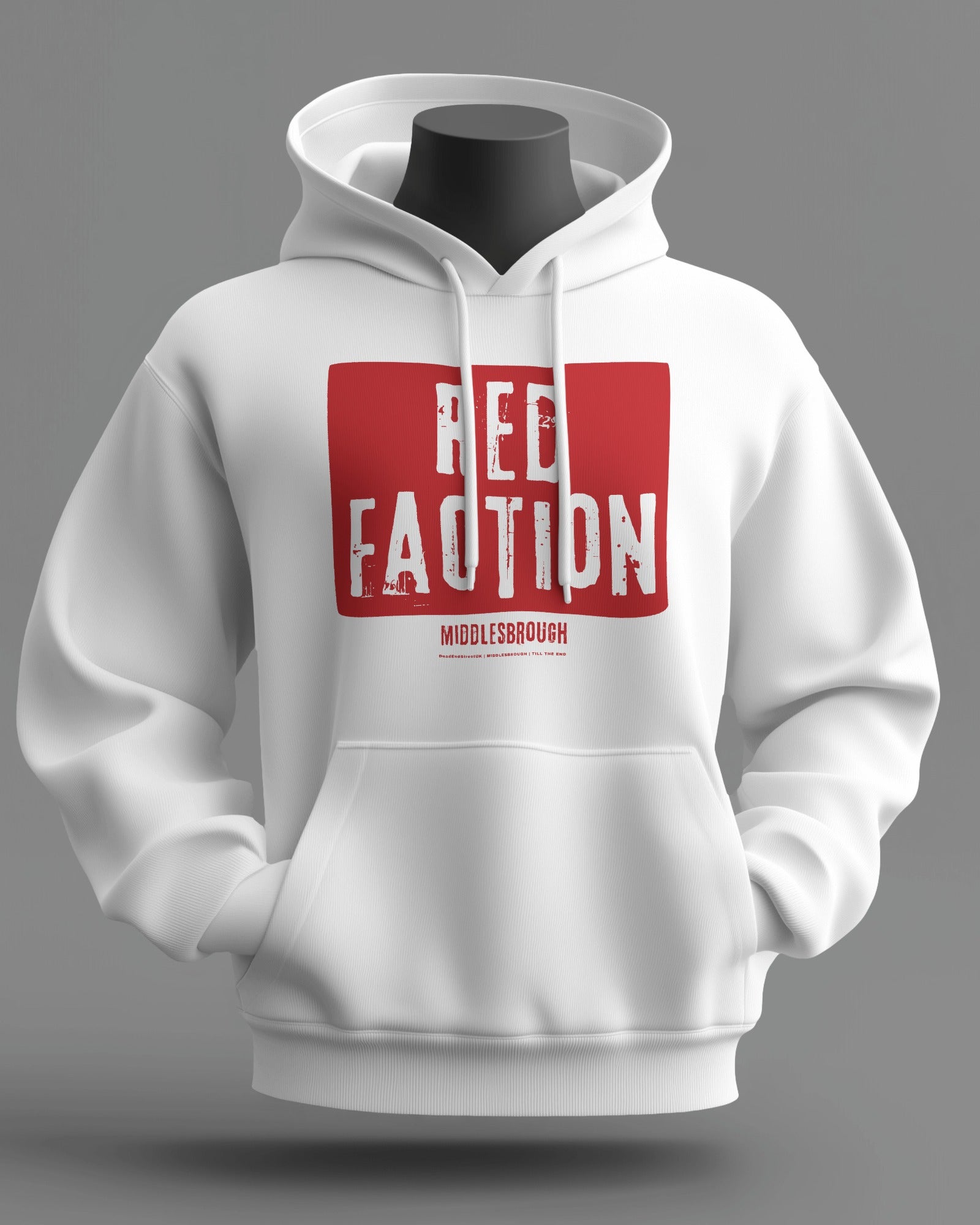 RED FACTION Midweight Hoodie | Middlesbrough | Till the End