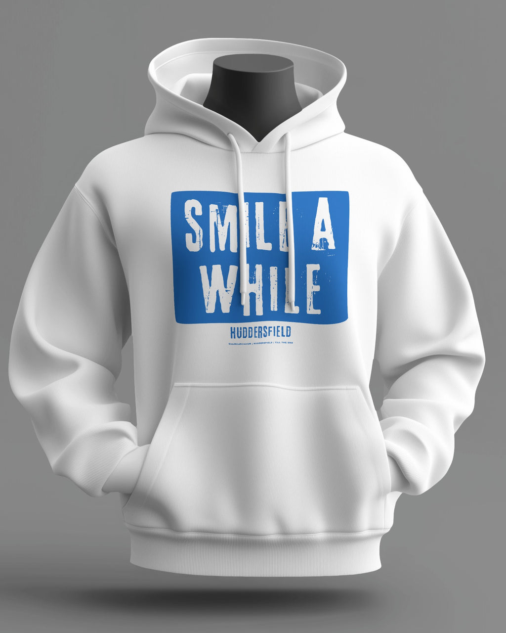 SMILE A WHILE Midweight Hoodie | Huddersfield | Till the End