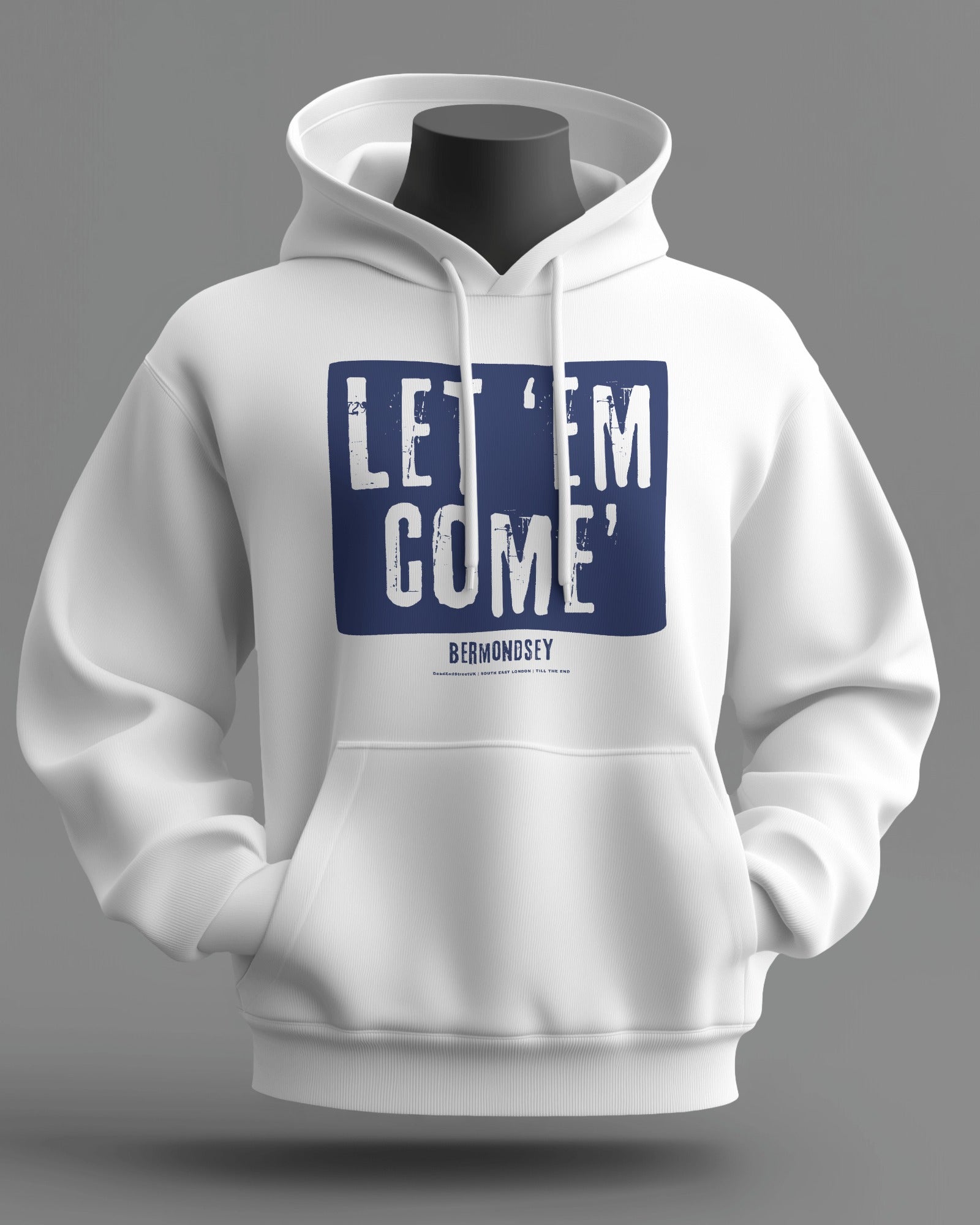 LET 'EM COME Midweight Hoodie | Millwall East London | Till the End