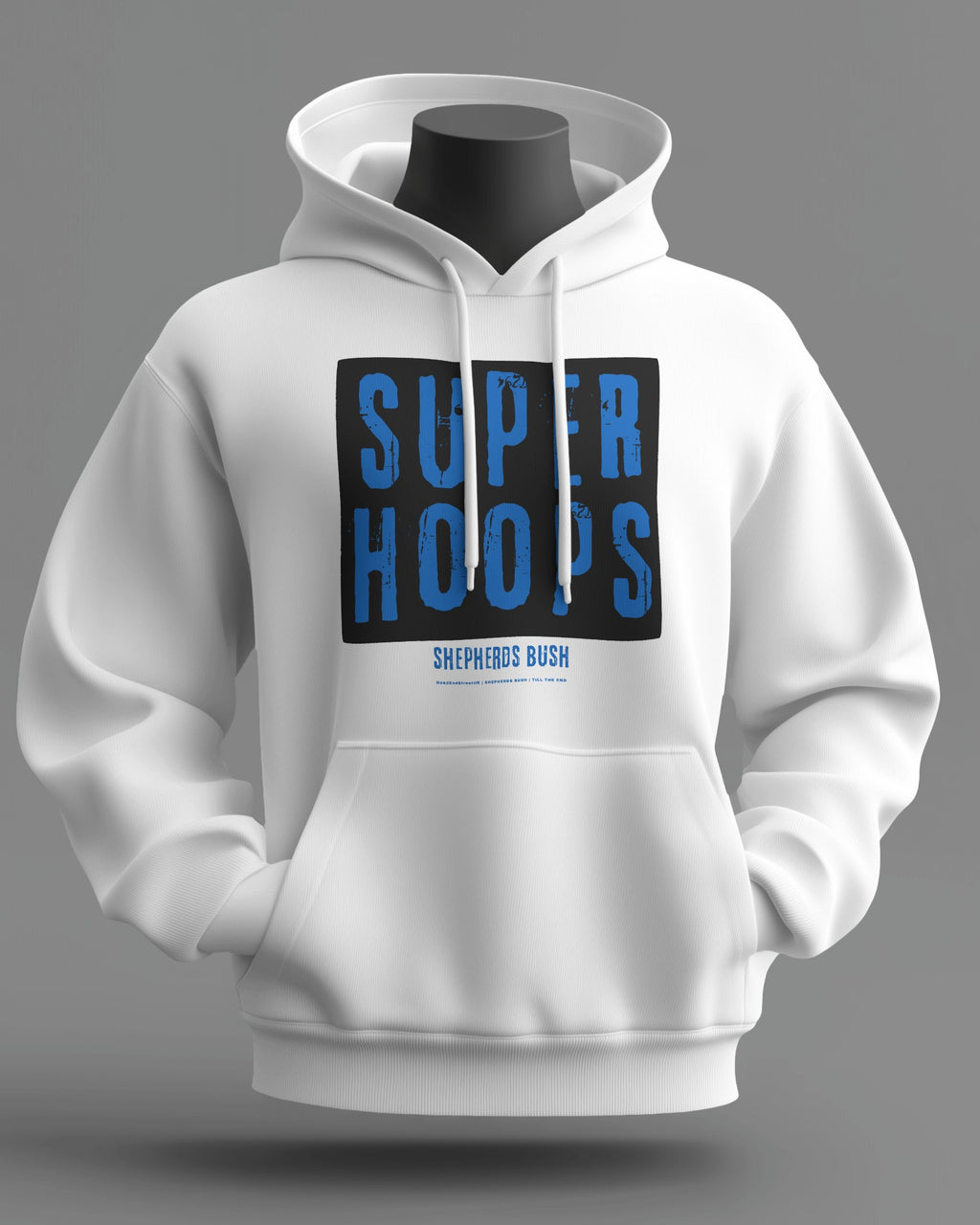 SUPER HOOPS Midweight Hoodie | Shepherds Bush | Till the End