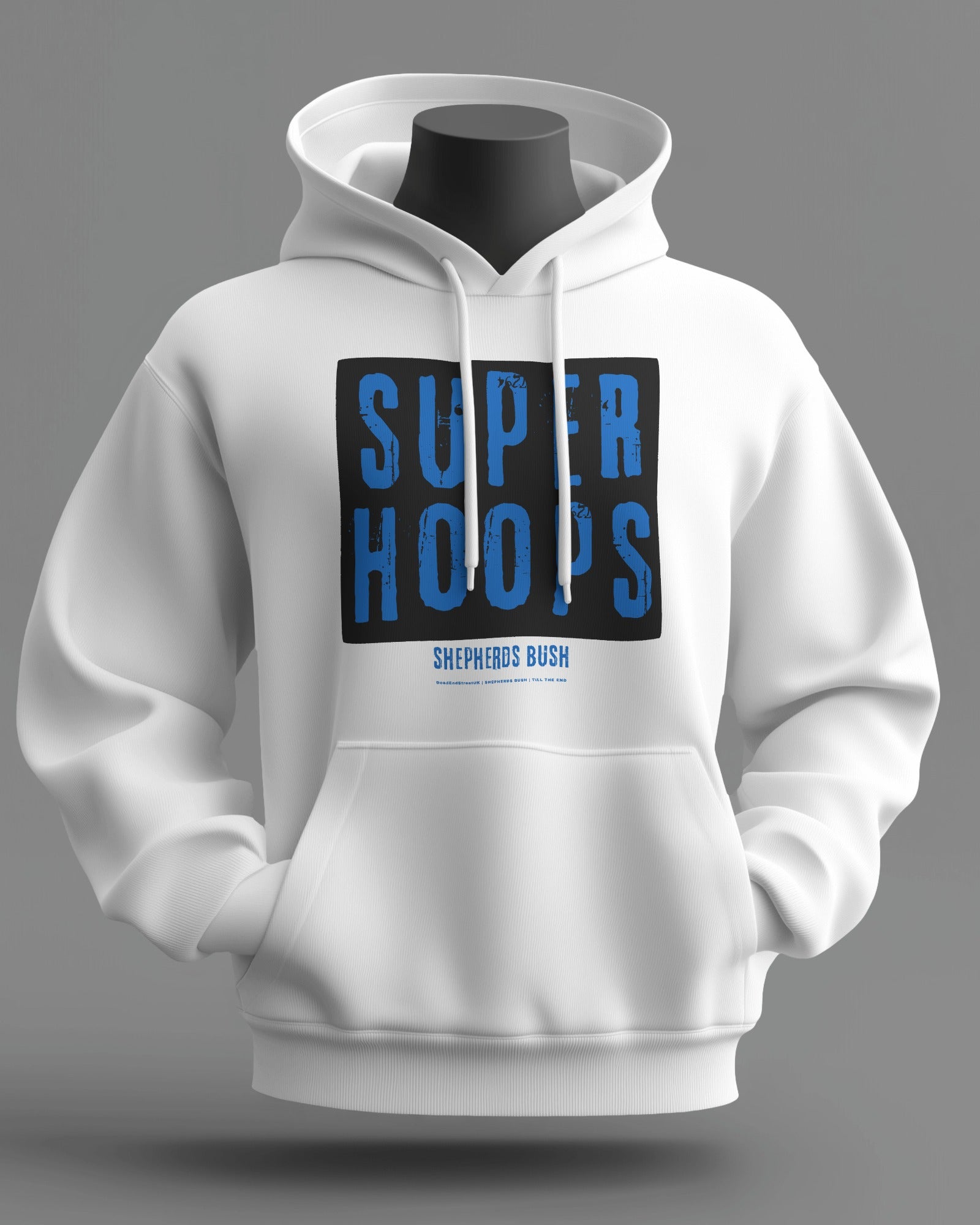 SUPER HOOPS Midweight Hoodie | Shepherds Bush | Till the End