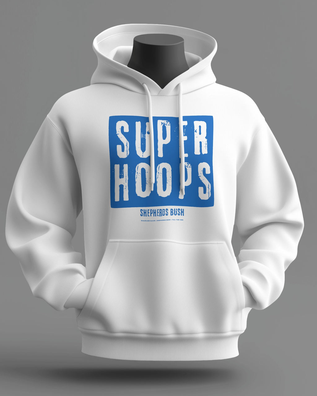 SUPER HOOPS Midweight Hoodie | Shepherds Bush | Till the End