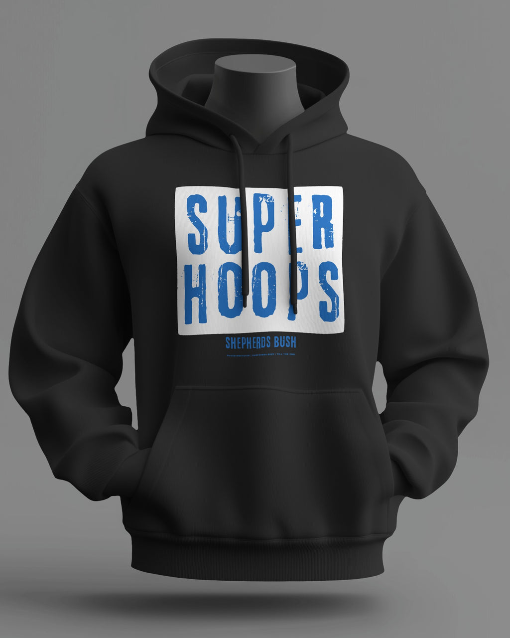 SUPER HOOPS Midweight Hoodie | Shepherds Bush | Till the End