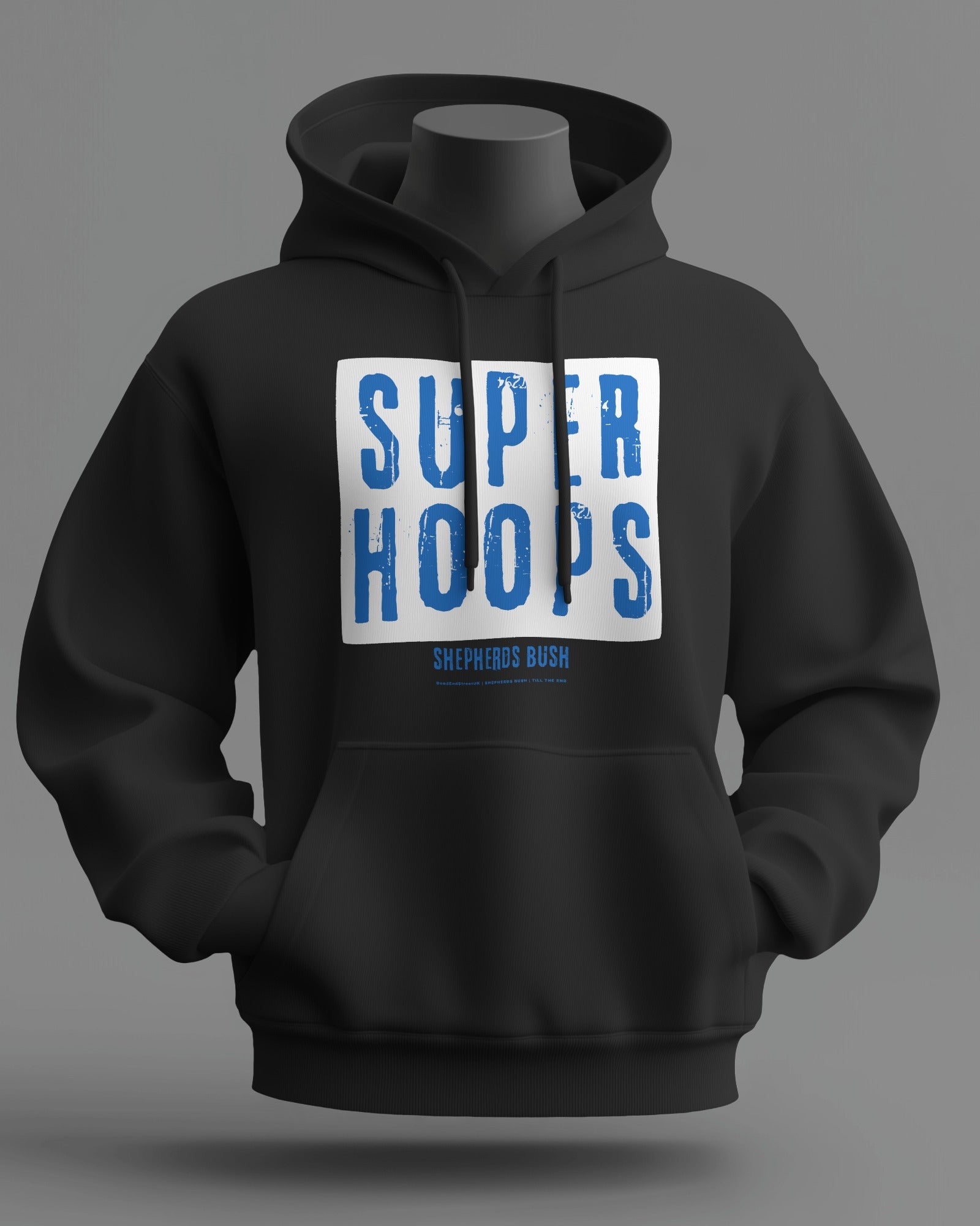 SUPER HOOPS Midweight Hoodie | Shepherds Bush | Till the End
