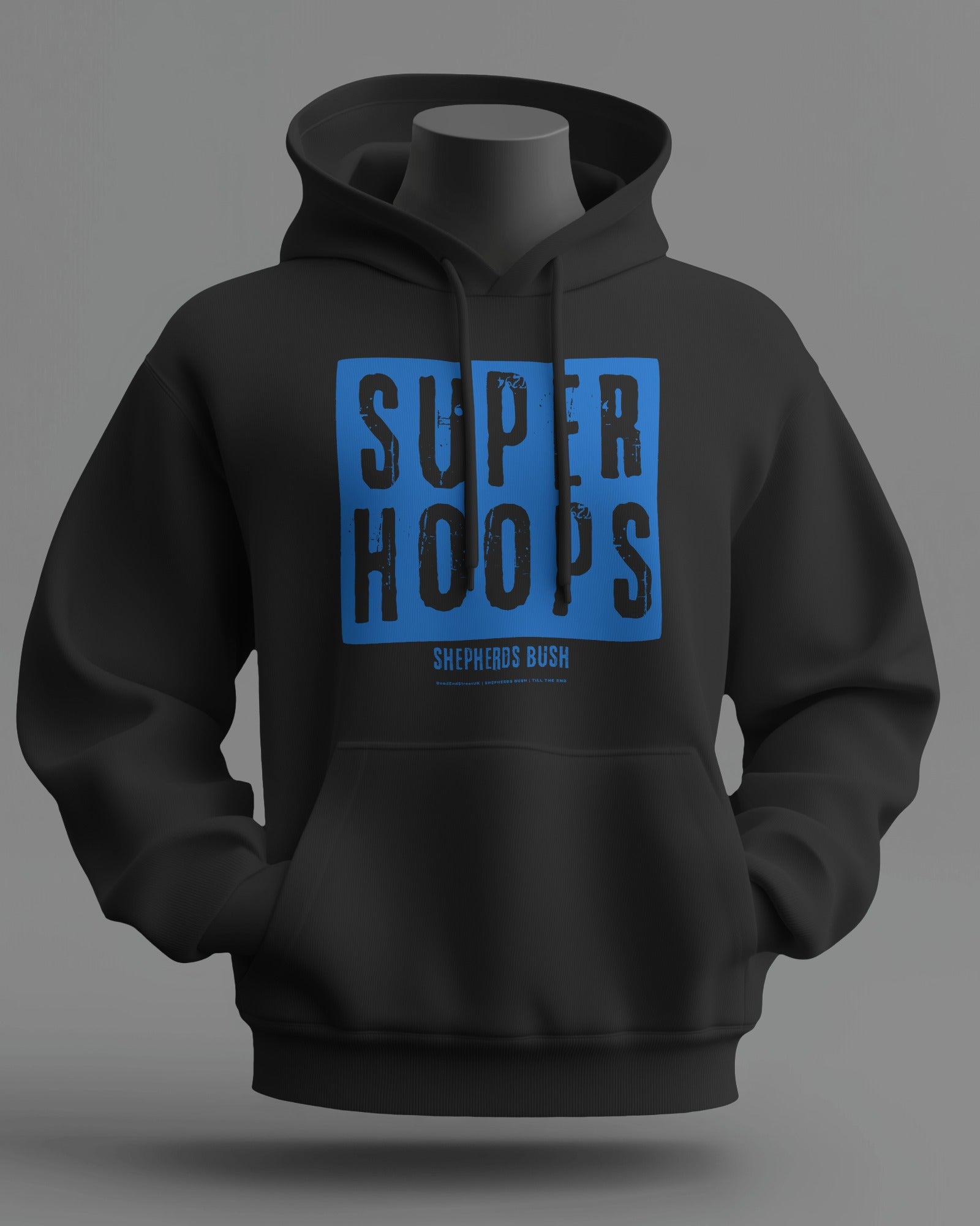SUPER HOOPS Midweight Hoodie | Shepherds Bush | Till the End