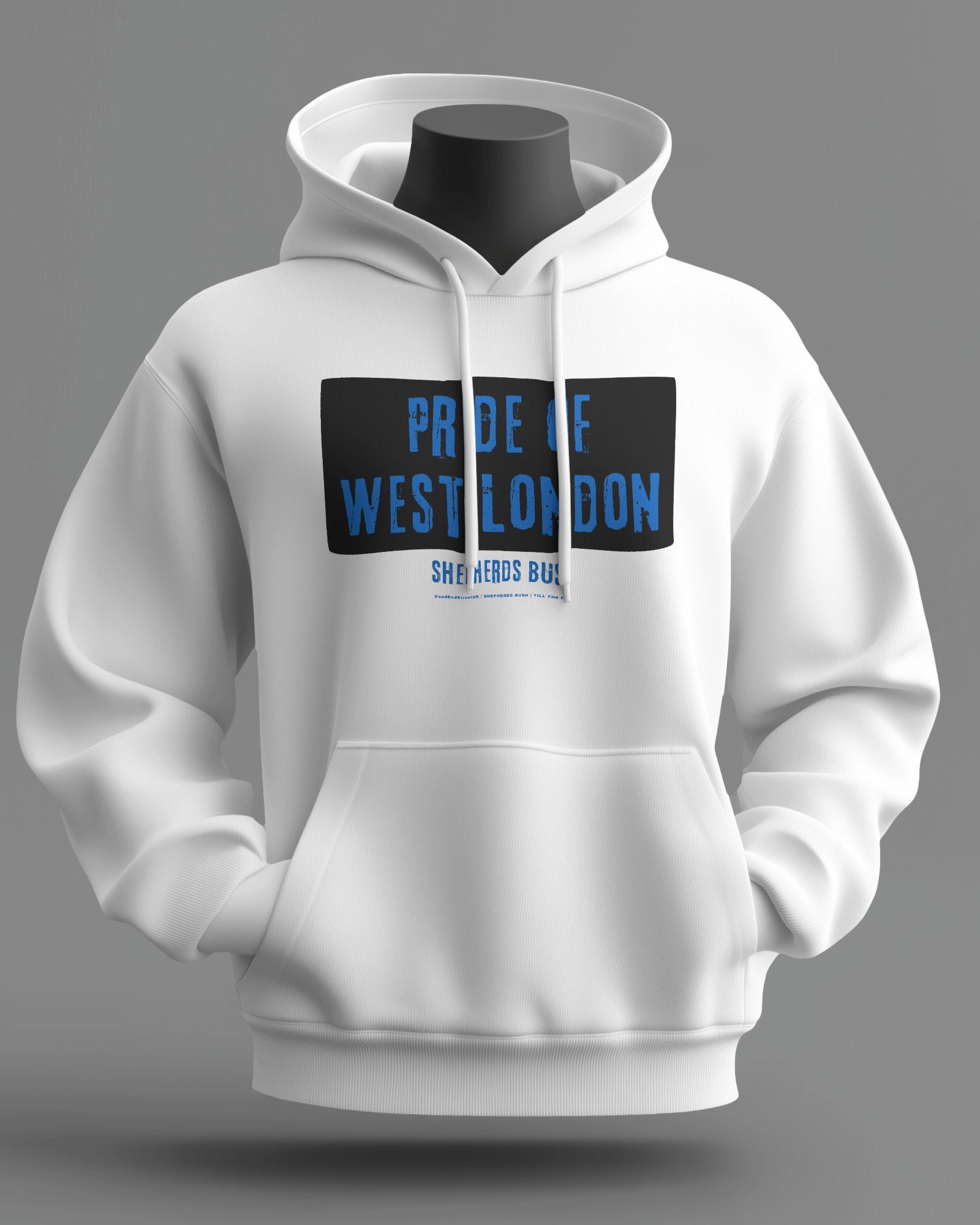 PRIDE OF WEST LONDON Midweight Hoodie | Shepherds Bush | Till the End
