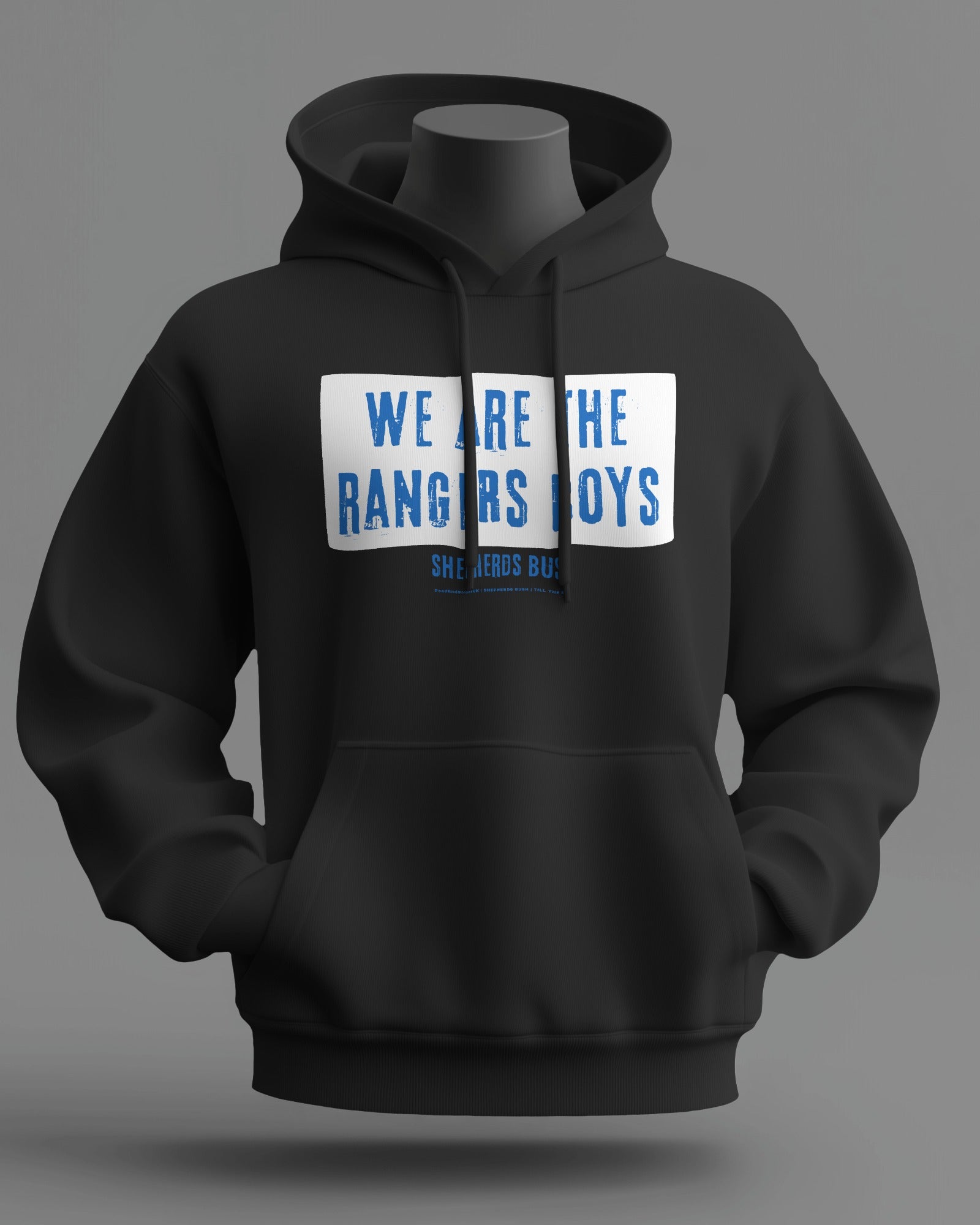 WE ARE THE RANGERS BOYS Midweight Hoodie | Shepherds Bush | Till the End