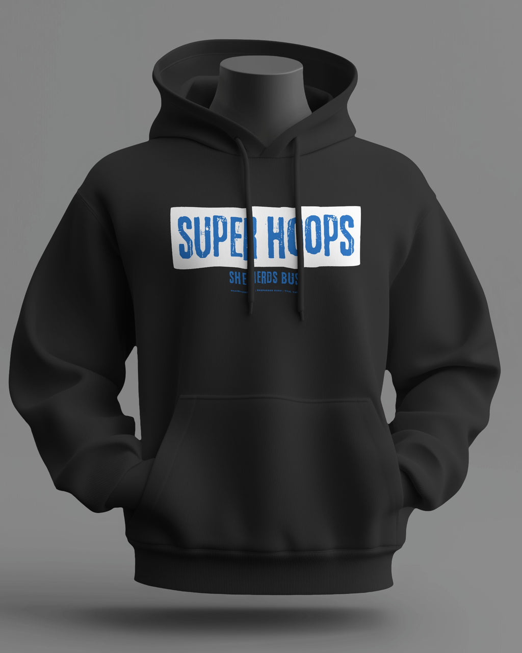 SUPER HOOPS Midweight Hoodie | Shepherds Bush | Till the End