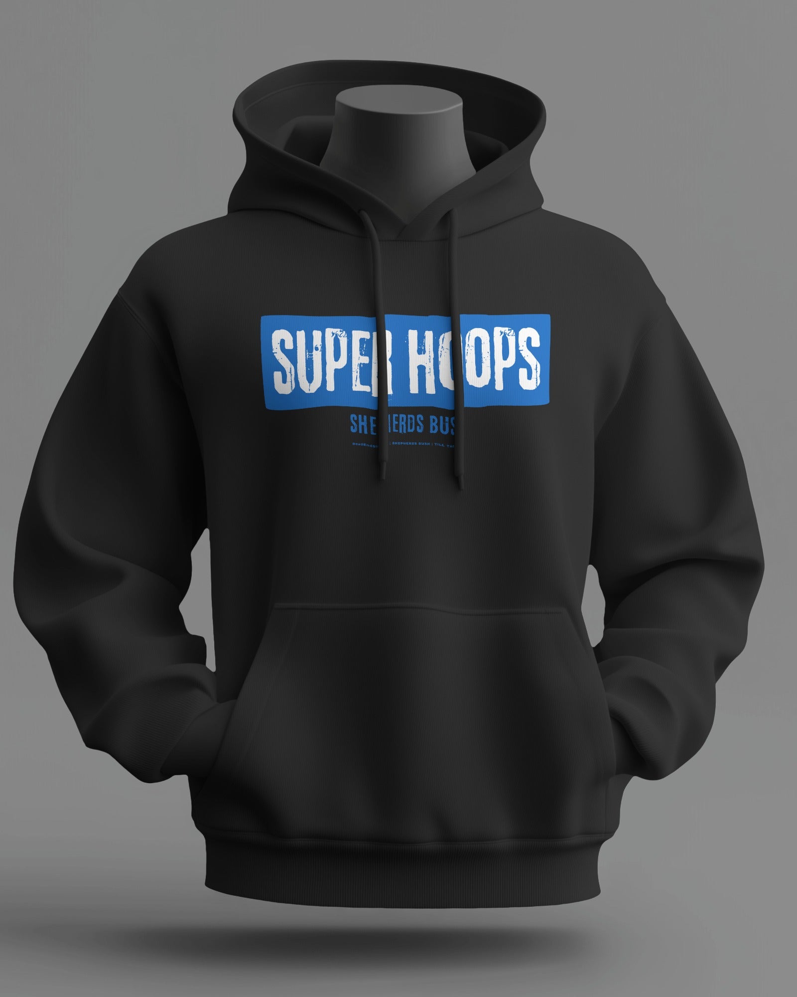 SUPER HOOPS Midweight Hoodie | Shepherds Bush | Till the End