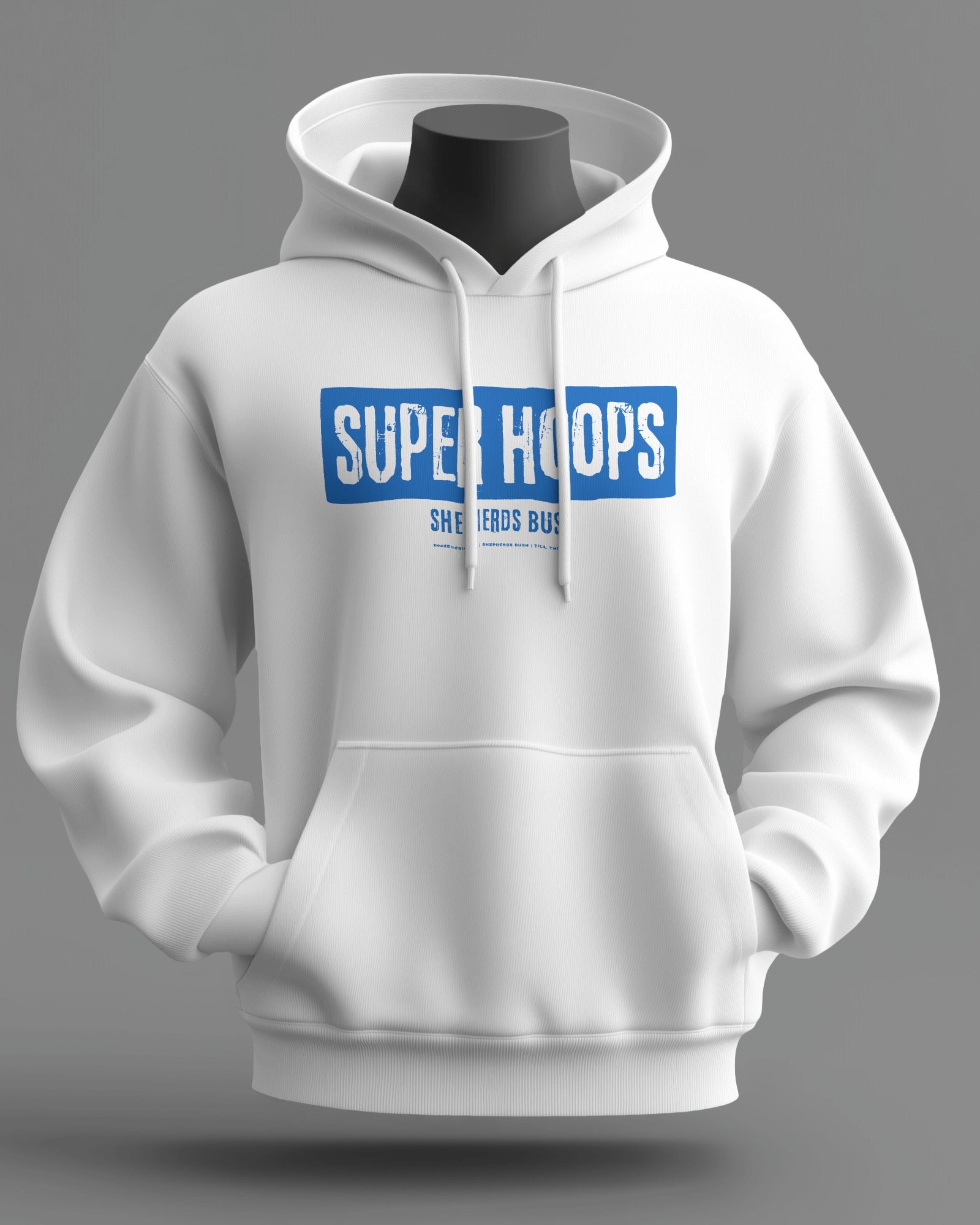 SUPER HOOPS Midweight Hoodie | Shepherds Bush | Till the End