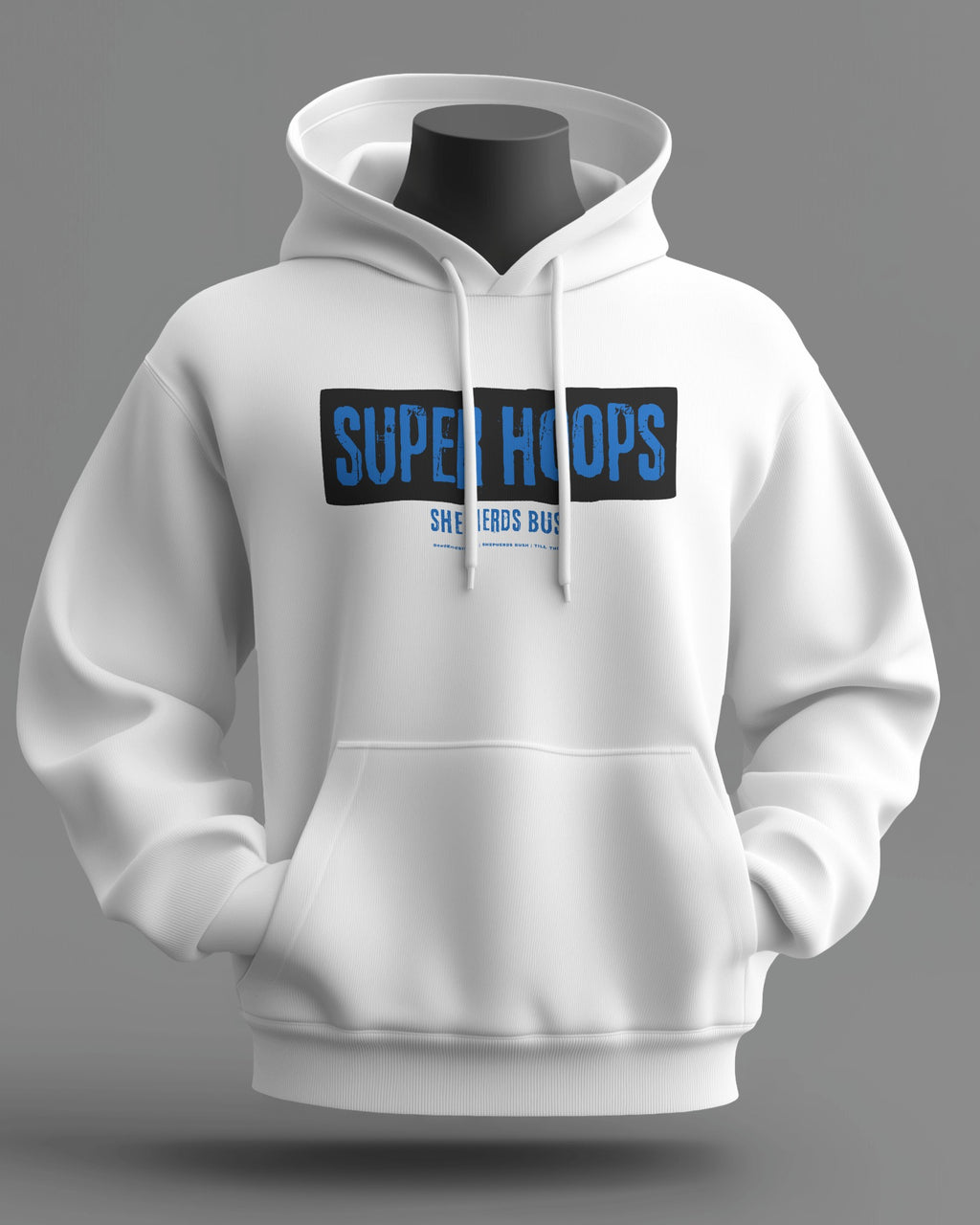 SUPER HOOPS Midweight Hoodie | Shepherds Bush | Till the End