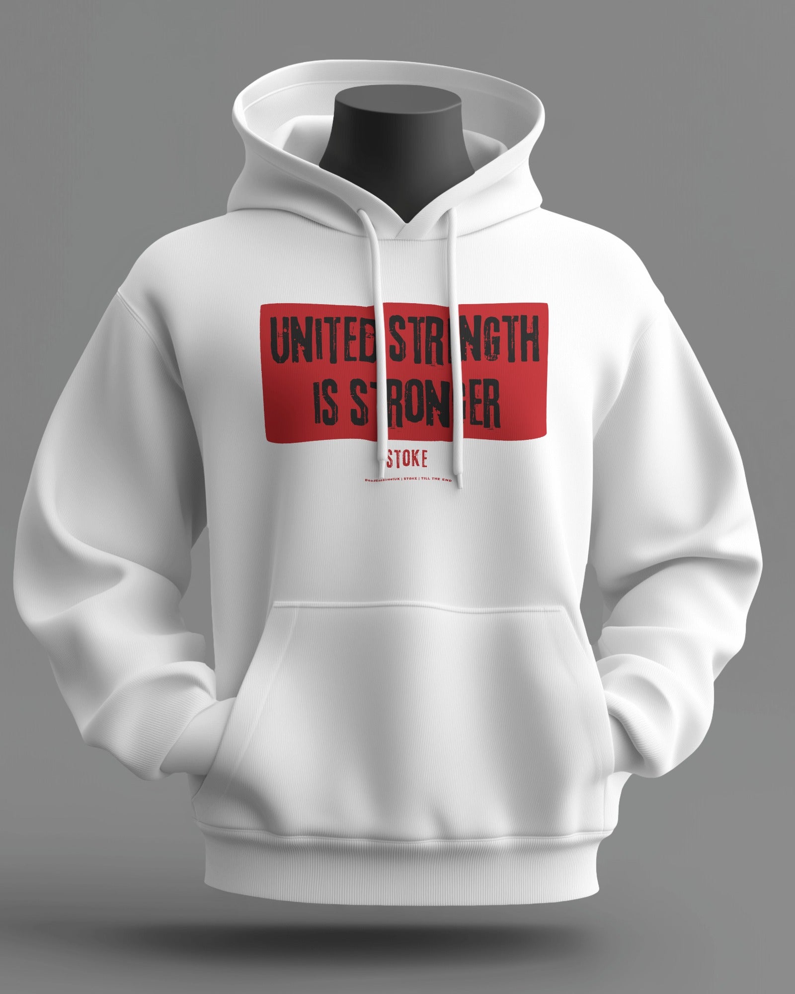 UNITED STRENGTH IS STRONGER Midweight Hoodie | Stoke | Till the End