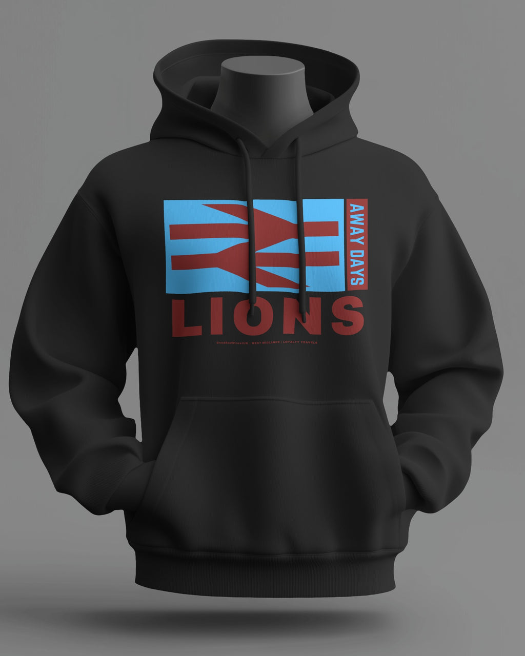 LIONS Midweight Hoodie | West Midlands | Loyalty Travels