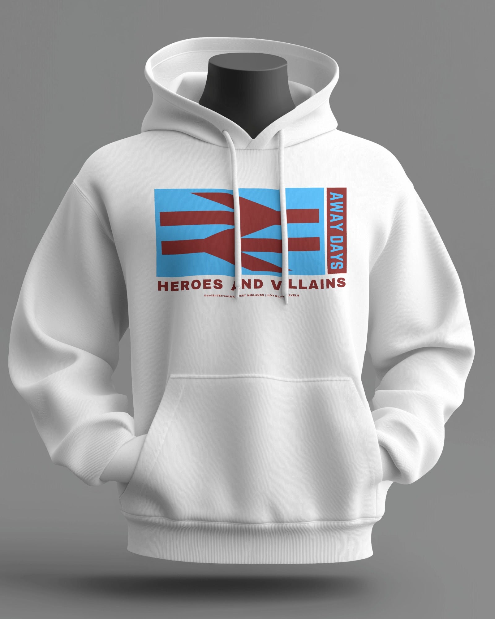 HEROES AND VILLAINS Midweight Hoodie | West Midlands | Loyalty Travels