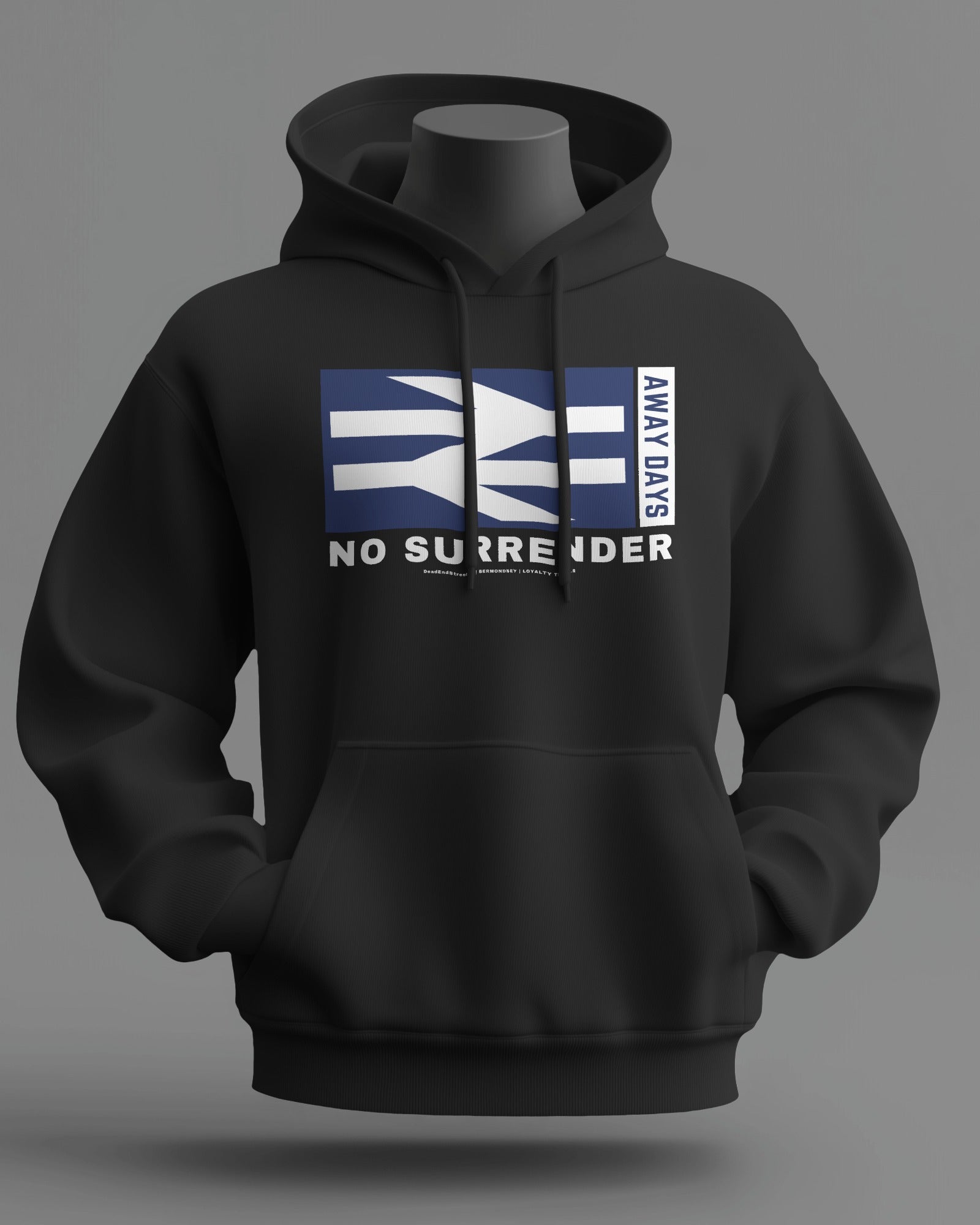 NO SURRENDER Midweight Hoodie | Millwall East London | Loyalty Travels
