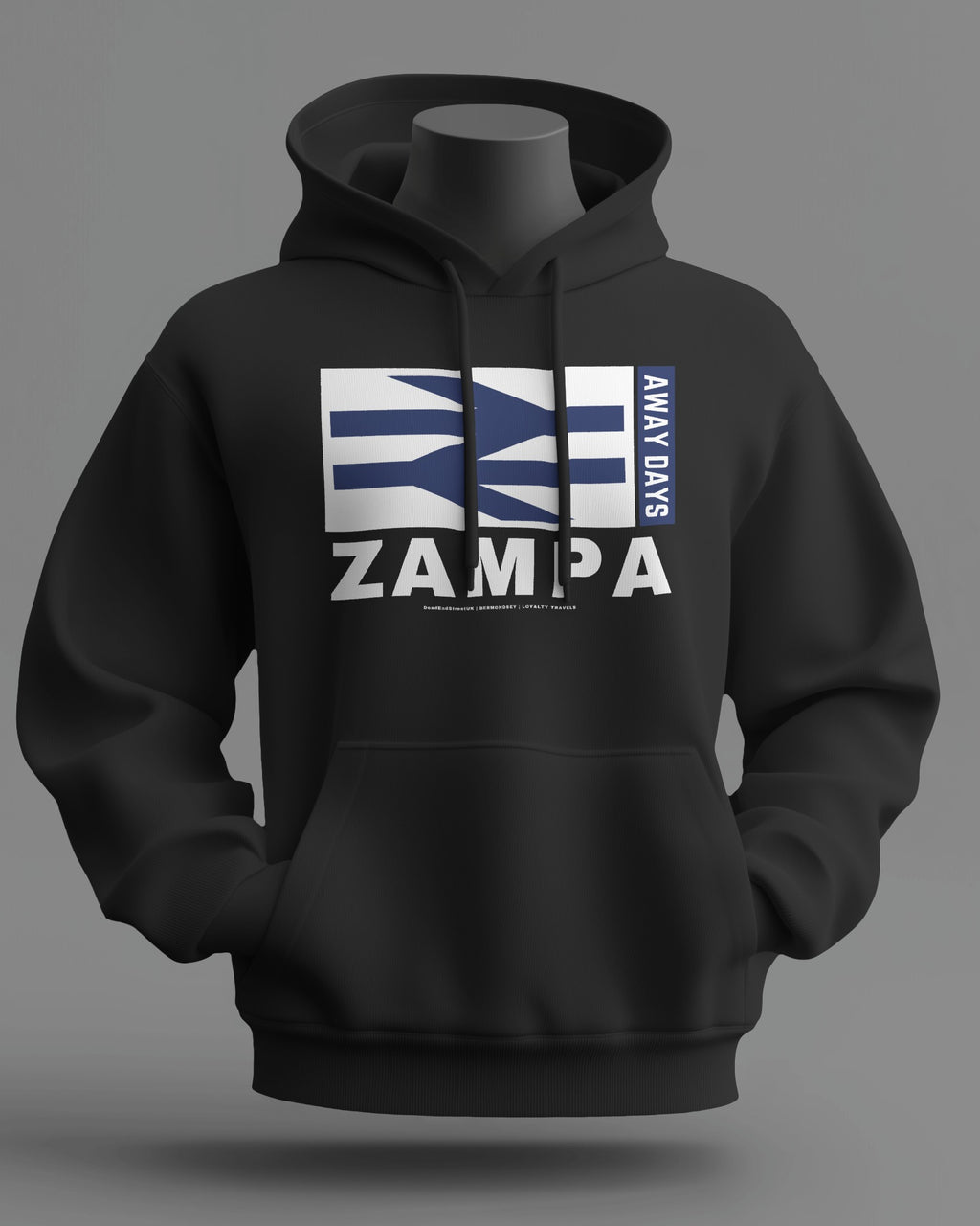 ZAMPA Midweight Hoodie | Millwall Bermondsey | Loyalty Travels